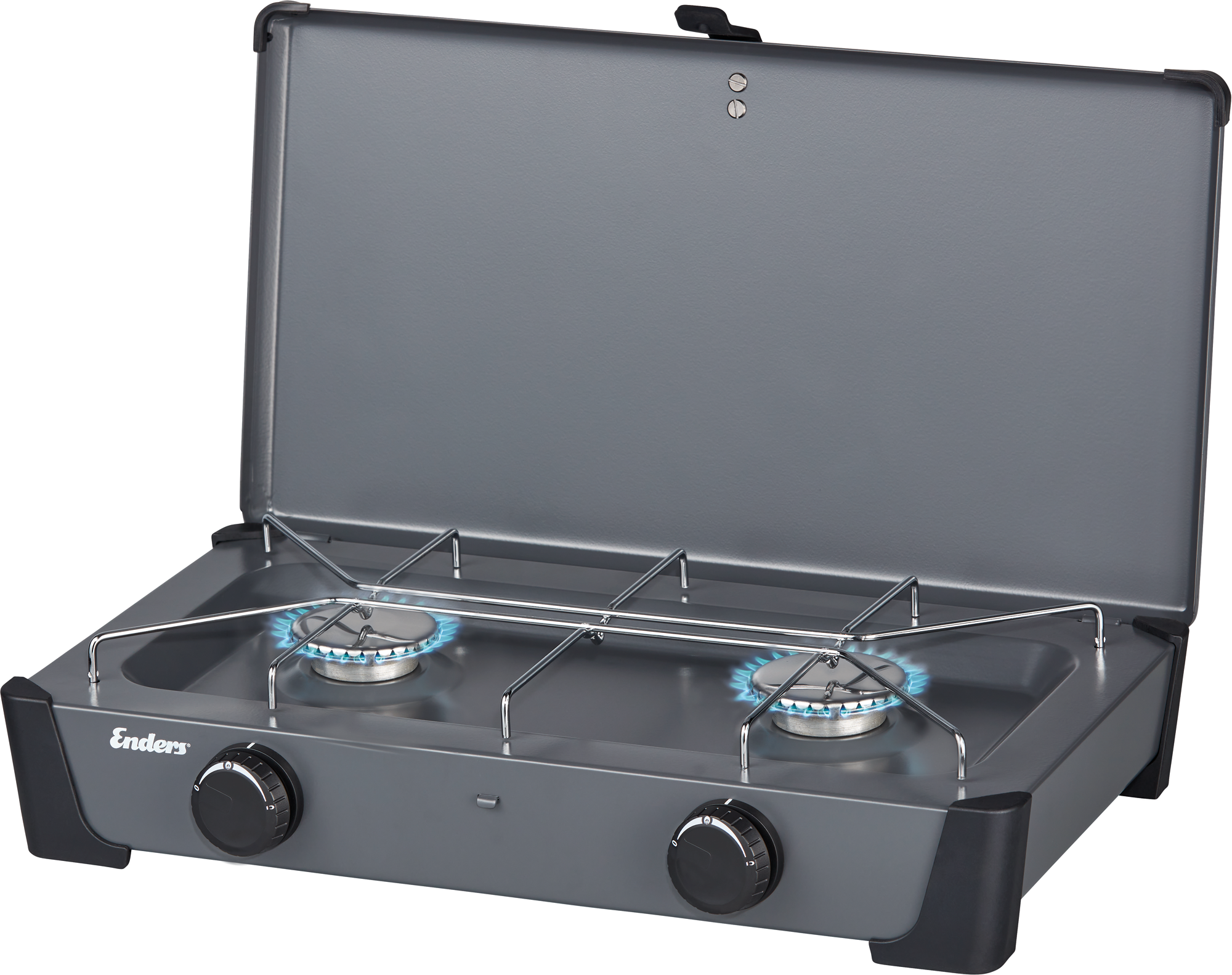 Enders Gasgrill Bondy 2Z Caravan mit Zündsicherung 2 x 2,3 kW / 30 mbar