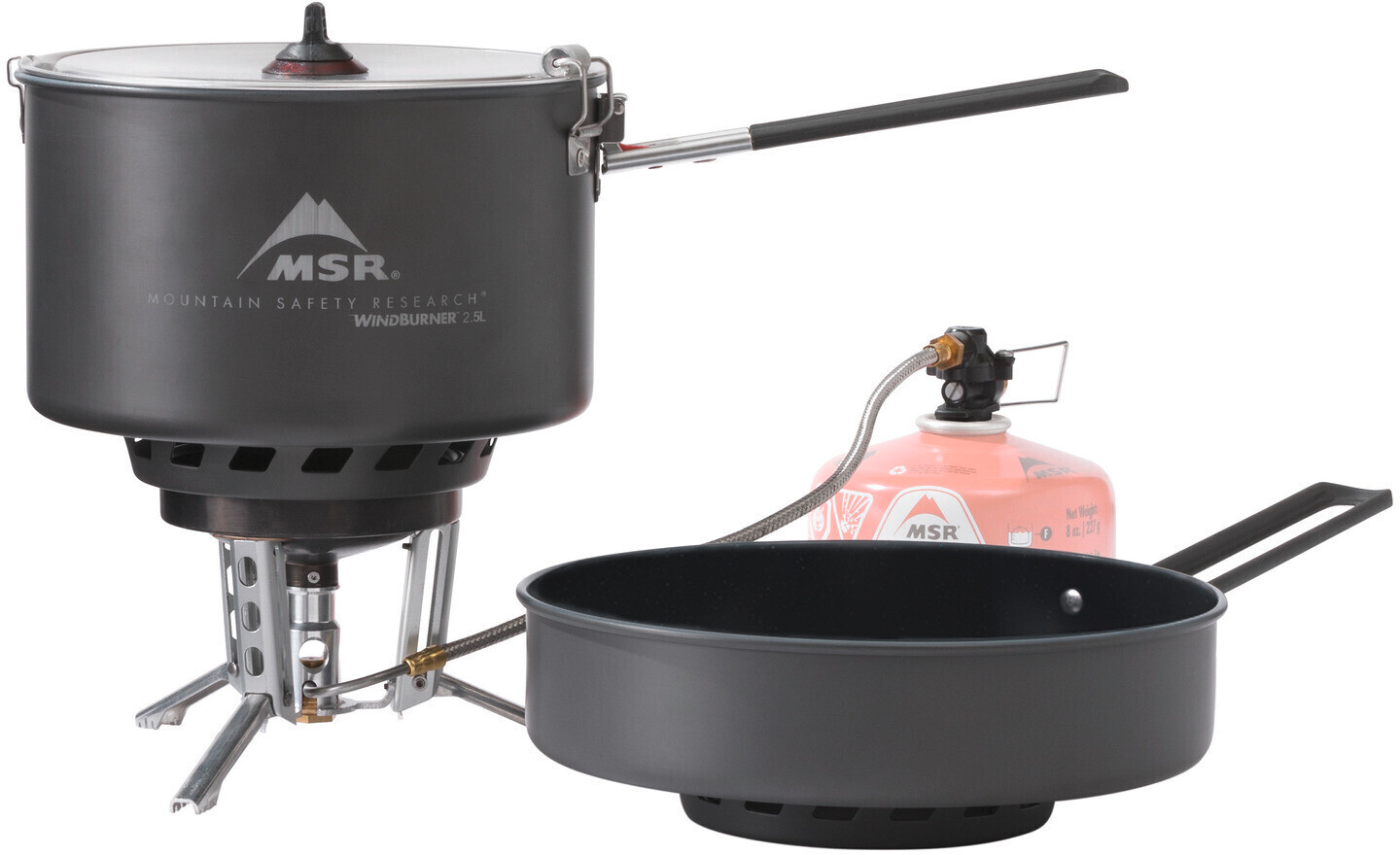 MSR WindBurner Stove System Combo Campingkocher inklusive Campingtopf und Campingpfanne