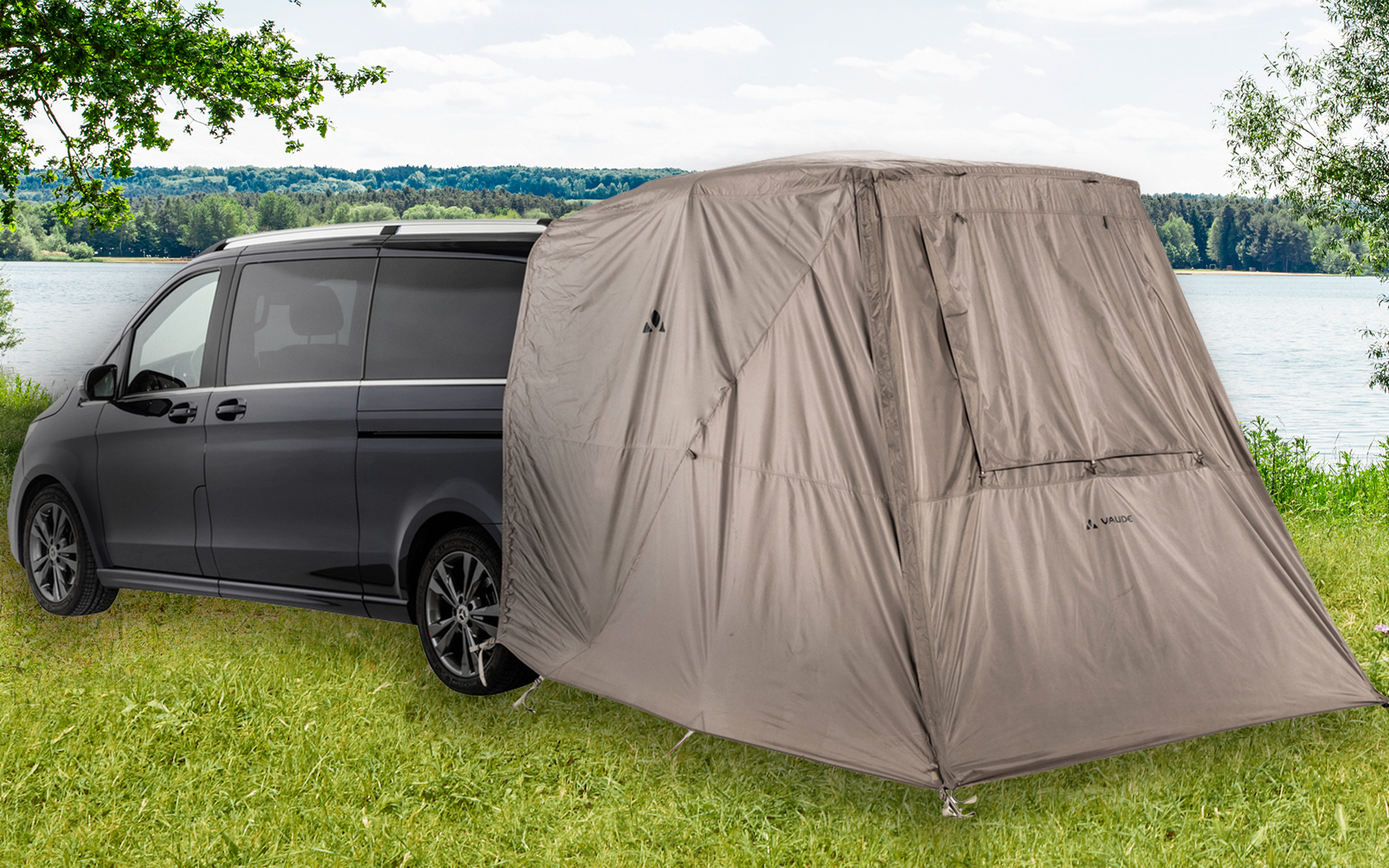 Vaude Drive Van Trunk Autovorzelt 180 x 250 cm
