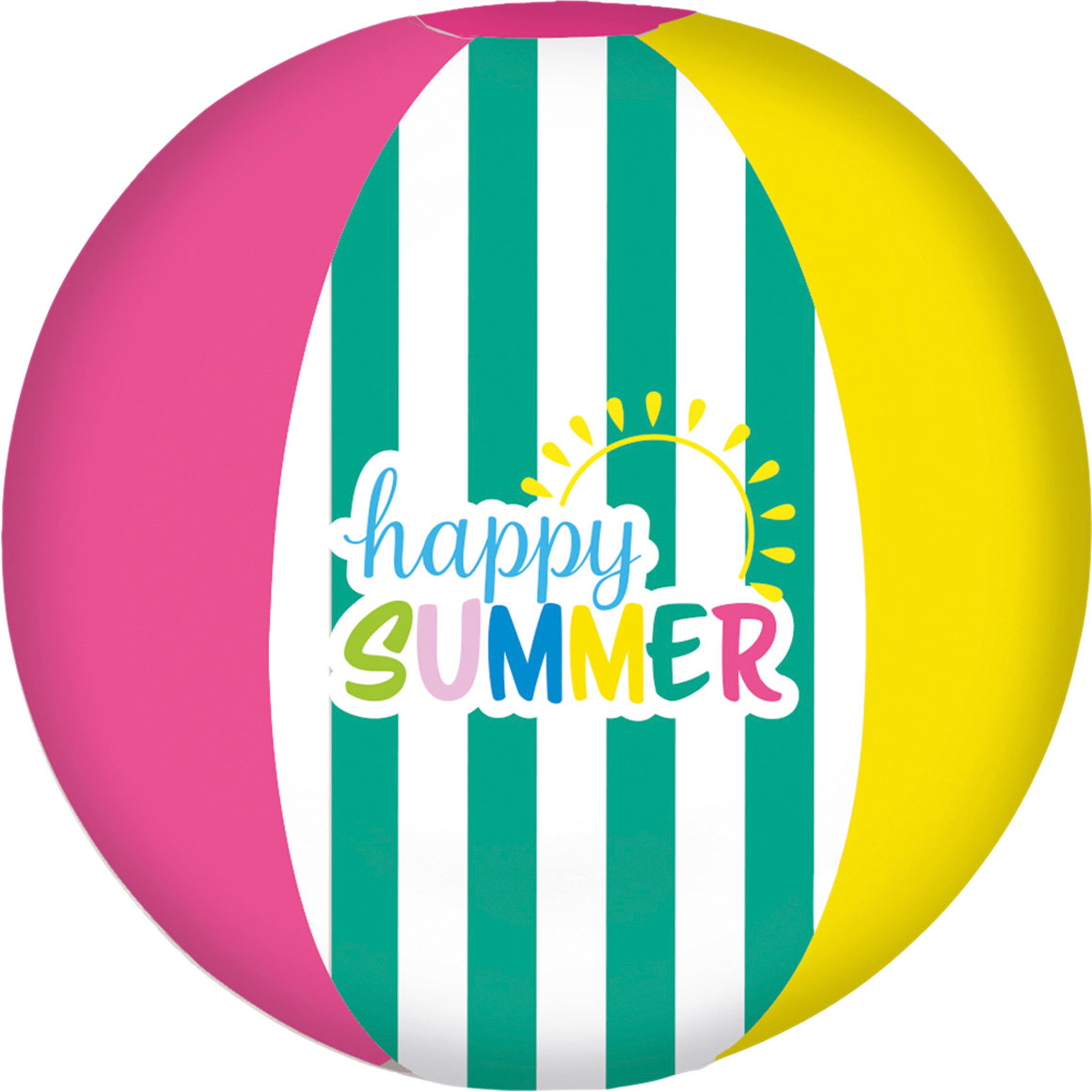 Happy People Happy Summer Strandball 33 cm - Spielsachen