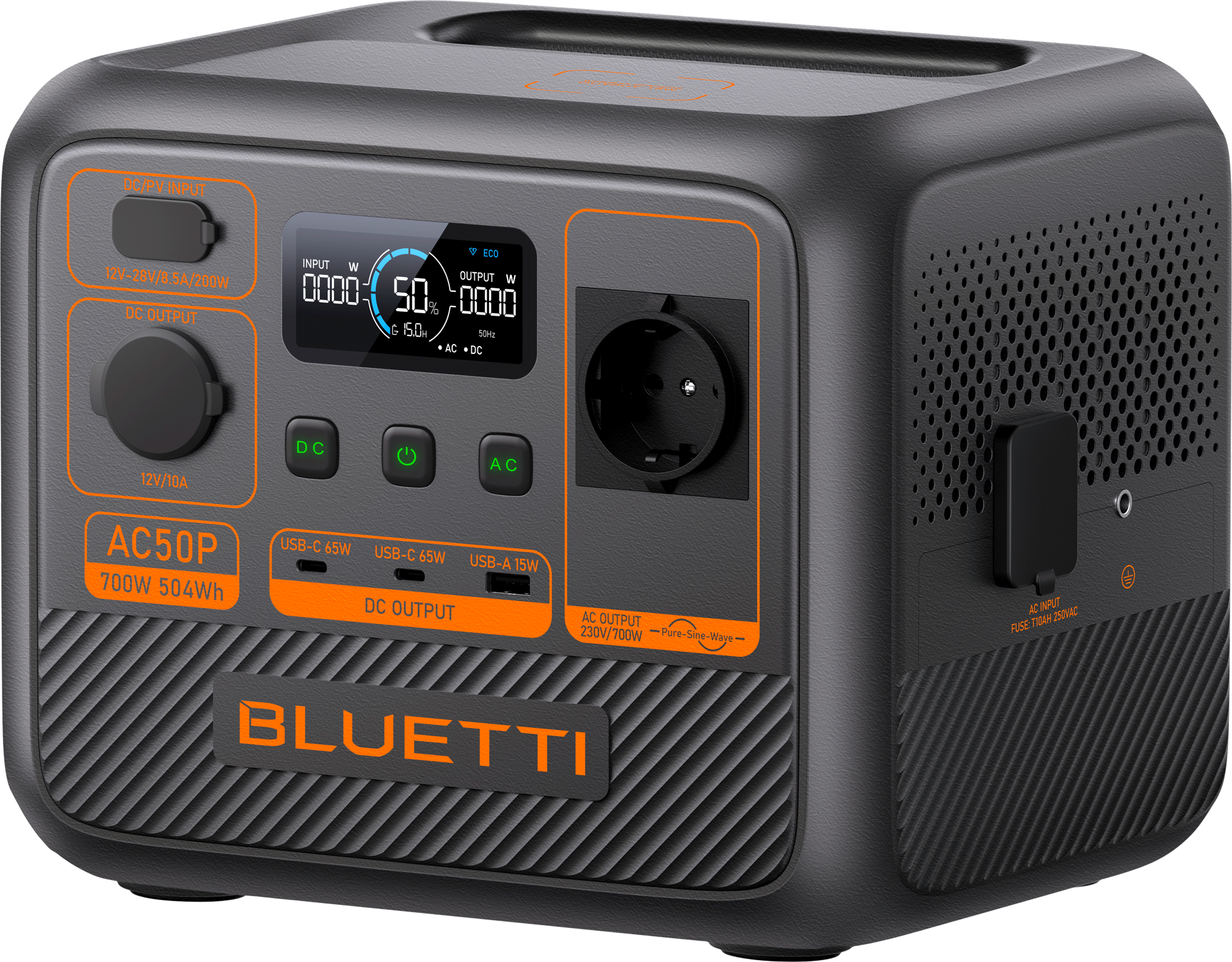 Bluetti AC50P Powerstation 700 W / 504 Wh - Powerstations