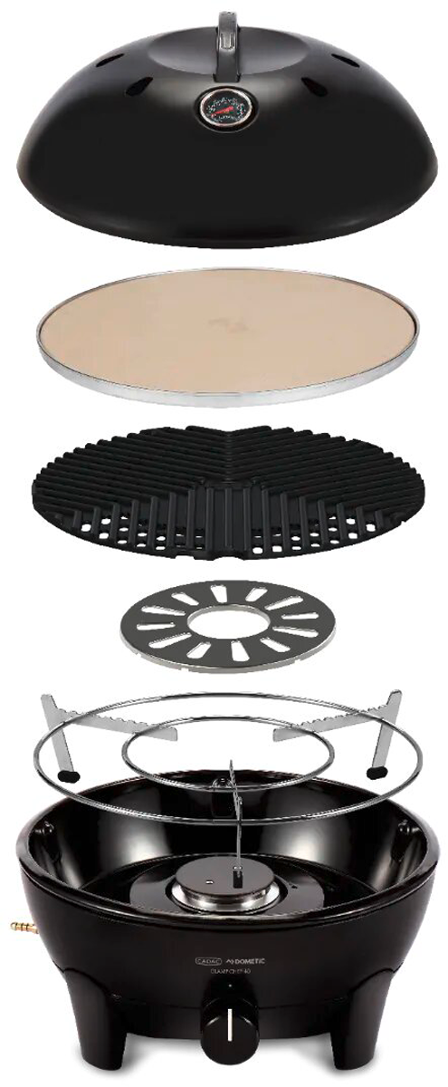 Cadac Glamp Chef 40 Gas-Tischgrill tragbar 50