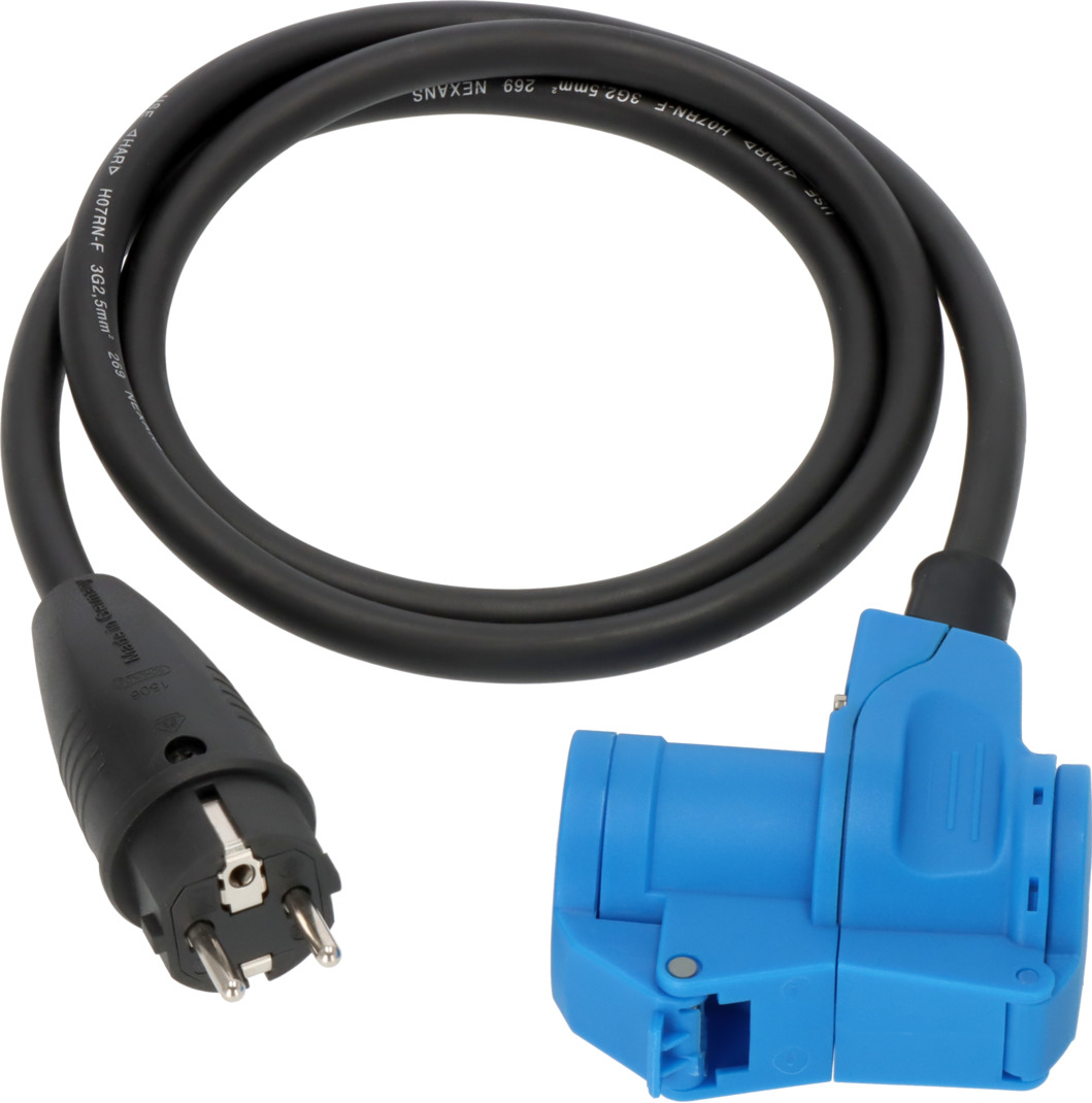 Brennenstuhl H07RN-F 3G2,5 Camping-Adapterleitung CEE Adapterkabel 1,5 Meter Anschluss