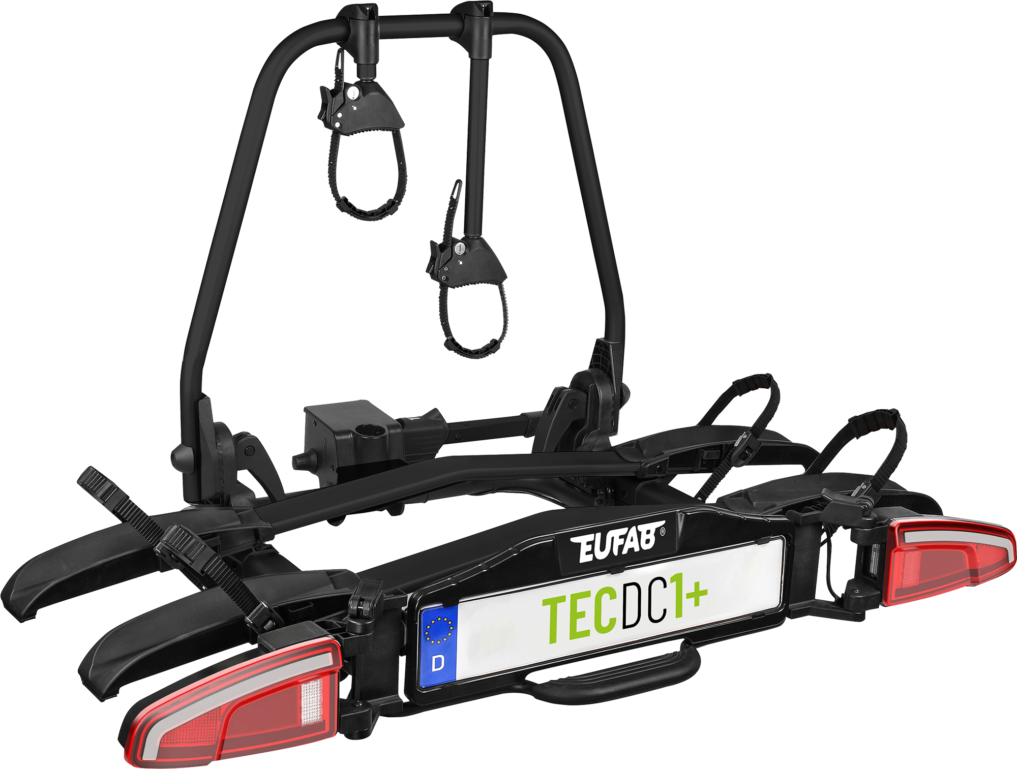 Eufab TECDC1+ Fahrradträger für 2 Fahrräder / E-Bikes max 60