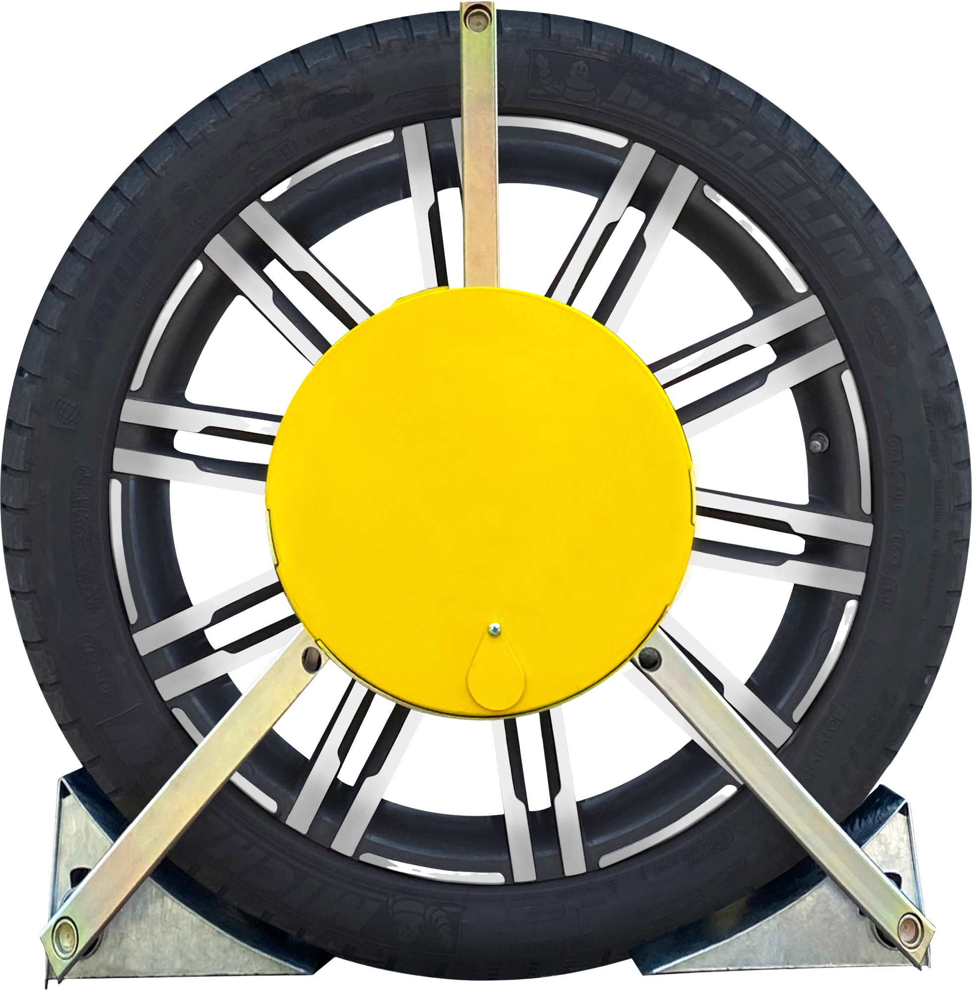 MEM Sicherheits-Fahrzeug-Radkralle > 700 mm - Wegfahrsperren
