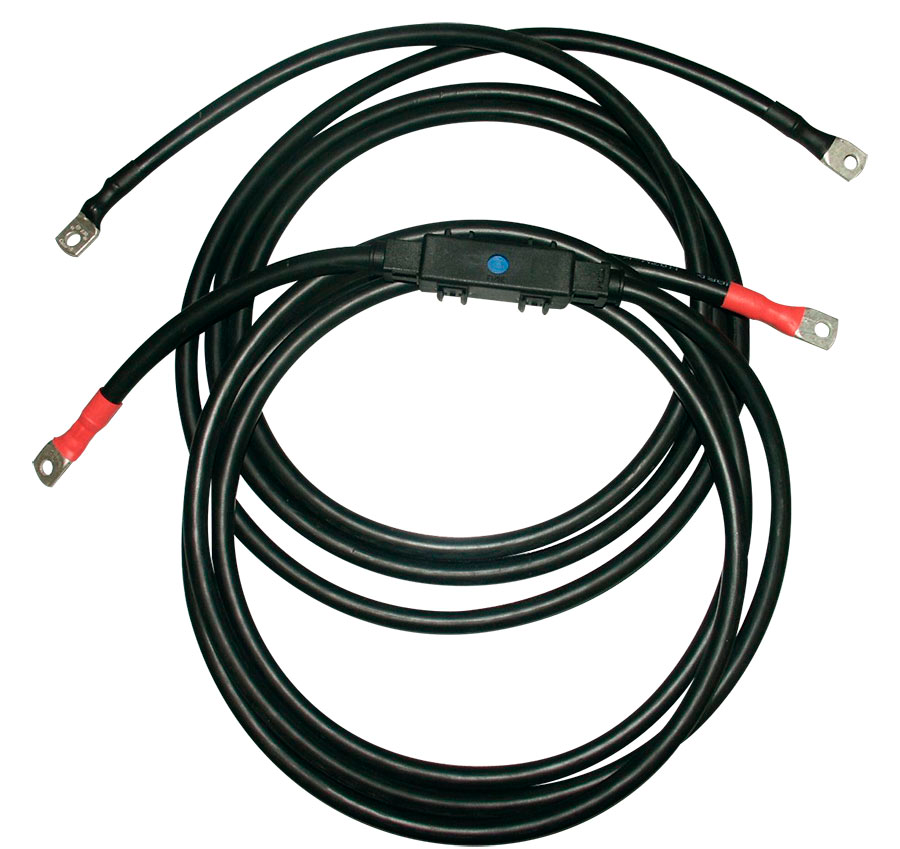 IVT Anschlusskabel für SW 300 12 / 24 V und SW 600 12 / 24 V Wechselrichter 16 mm² 2 m