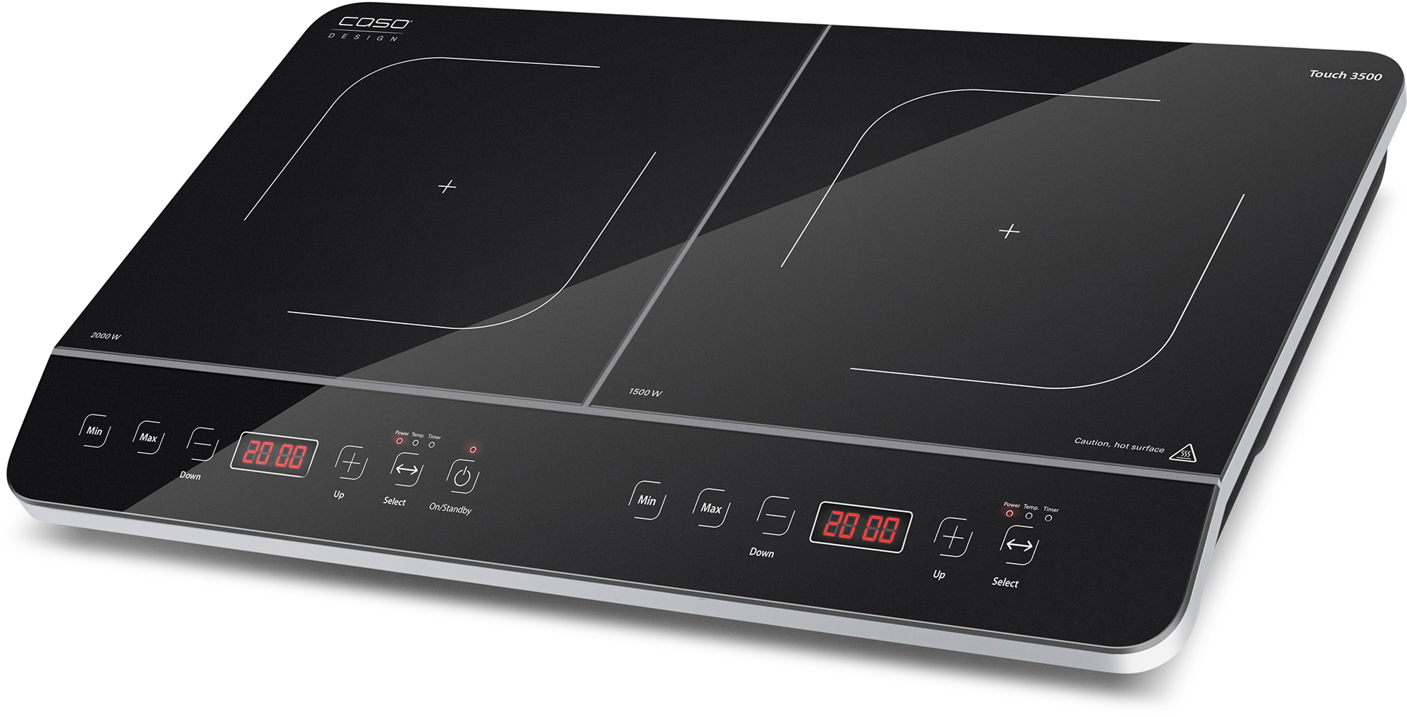 Caso Touch 3500 Doppelinduktionskochfeld 3500