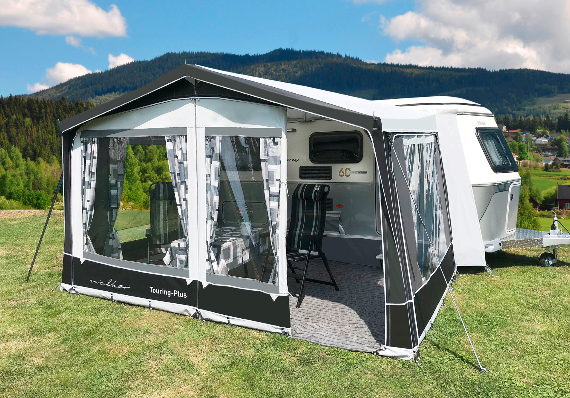 Walker Eriba Touring Plus Wohnwagenvorzelt passend für Familia