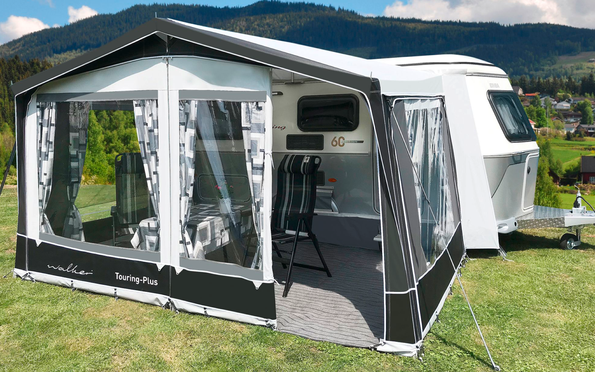 Walker Eriba Touring Plus Wohnwagenvorzelt passend für