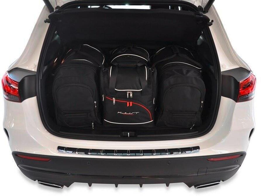 KJUST 4-teiliges Kofferraumtaschen-Set für Mercedes-Benz GLA H247 ab 2020 - Organizer und Taschen