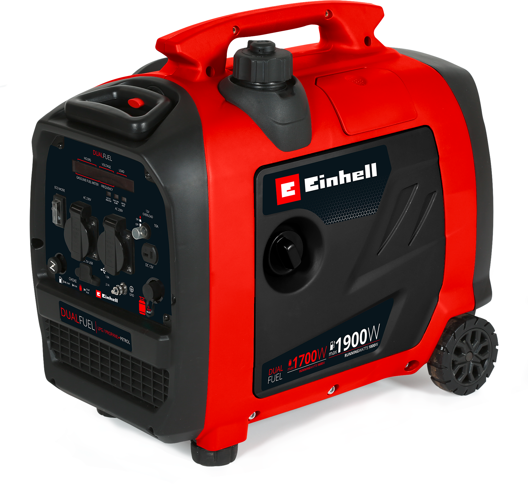 Einhell TE-IG 1900 DF Inverter-Stromerzeuger Benzin oder Gas 1900