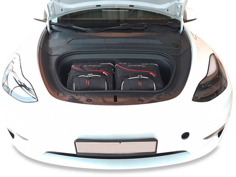 KJUST 7-teiliges Kofferraumtaschen-Set für Tesla Model Y 2020–2022 - Organizer und Taschen