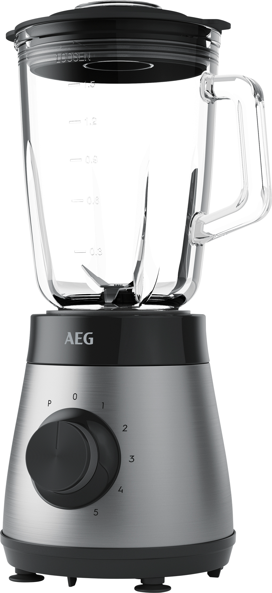 AEG Deli 4 TB4-1-6ST Standmixer 800 W mit 1,5 Liter Glaskrug - Kochgeräte & sonstiges