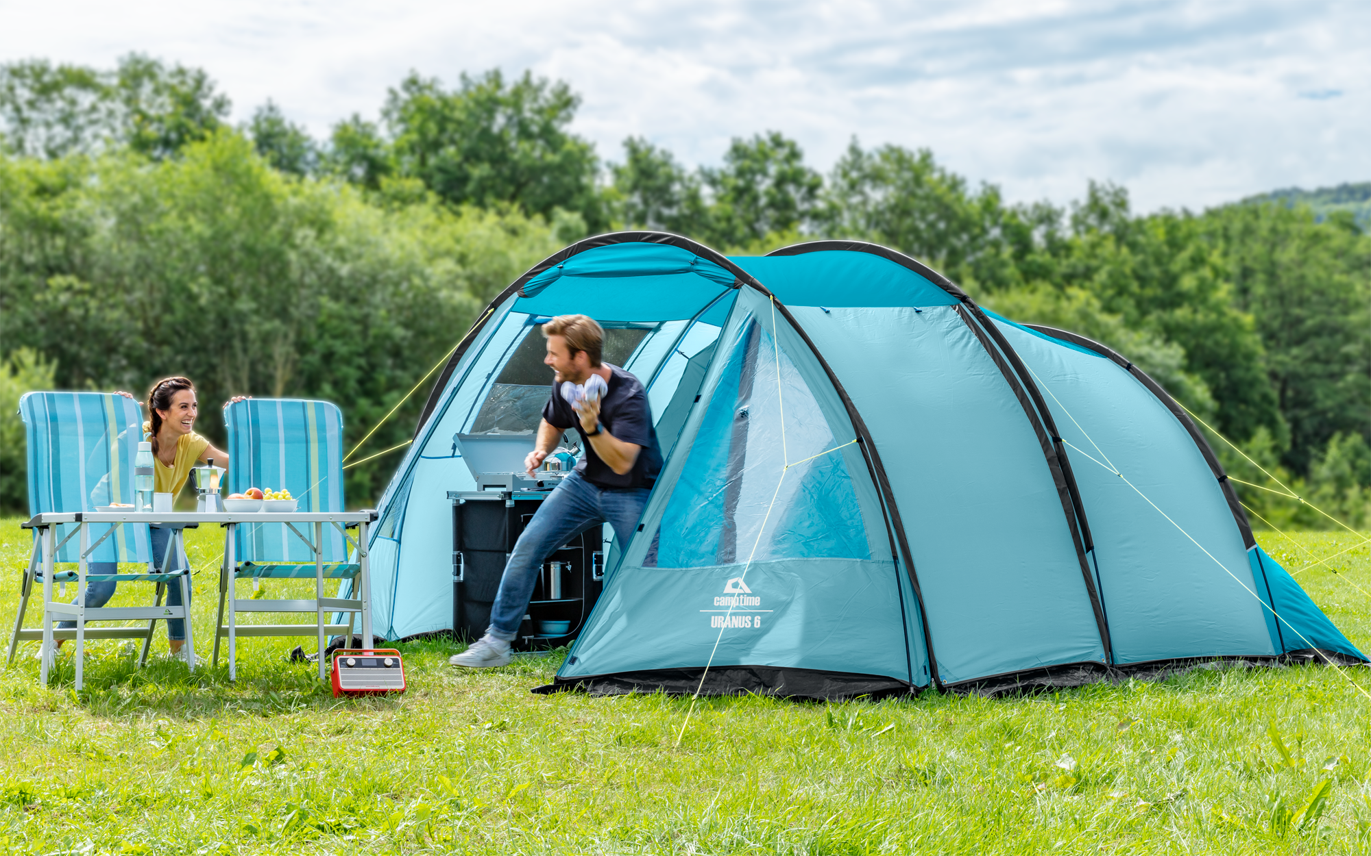 Camptime Uranus 6 Tunnelzelt