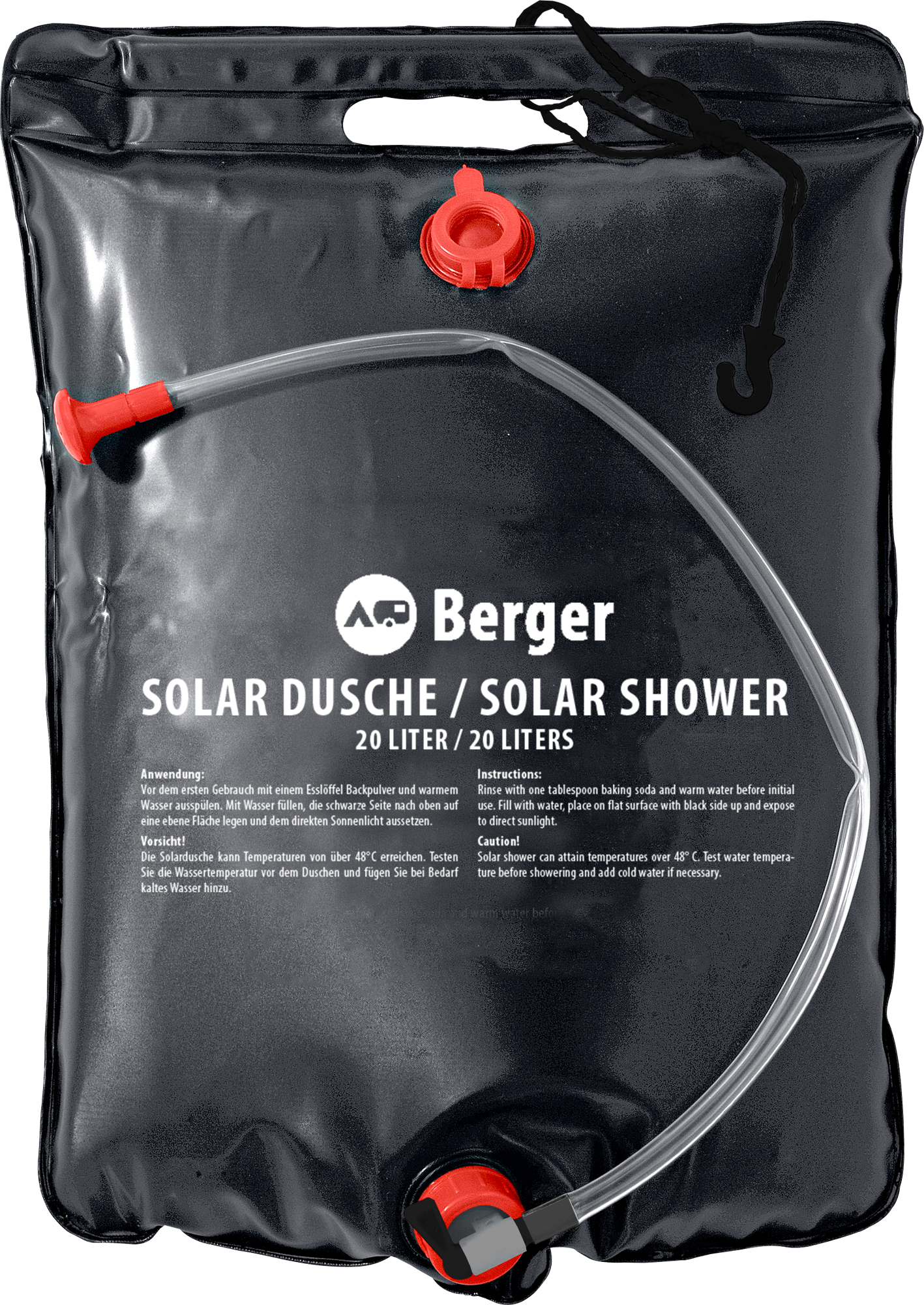 Berger Solardusche 20 Liter - Fritz Berger Campingbedarf
