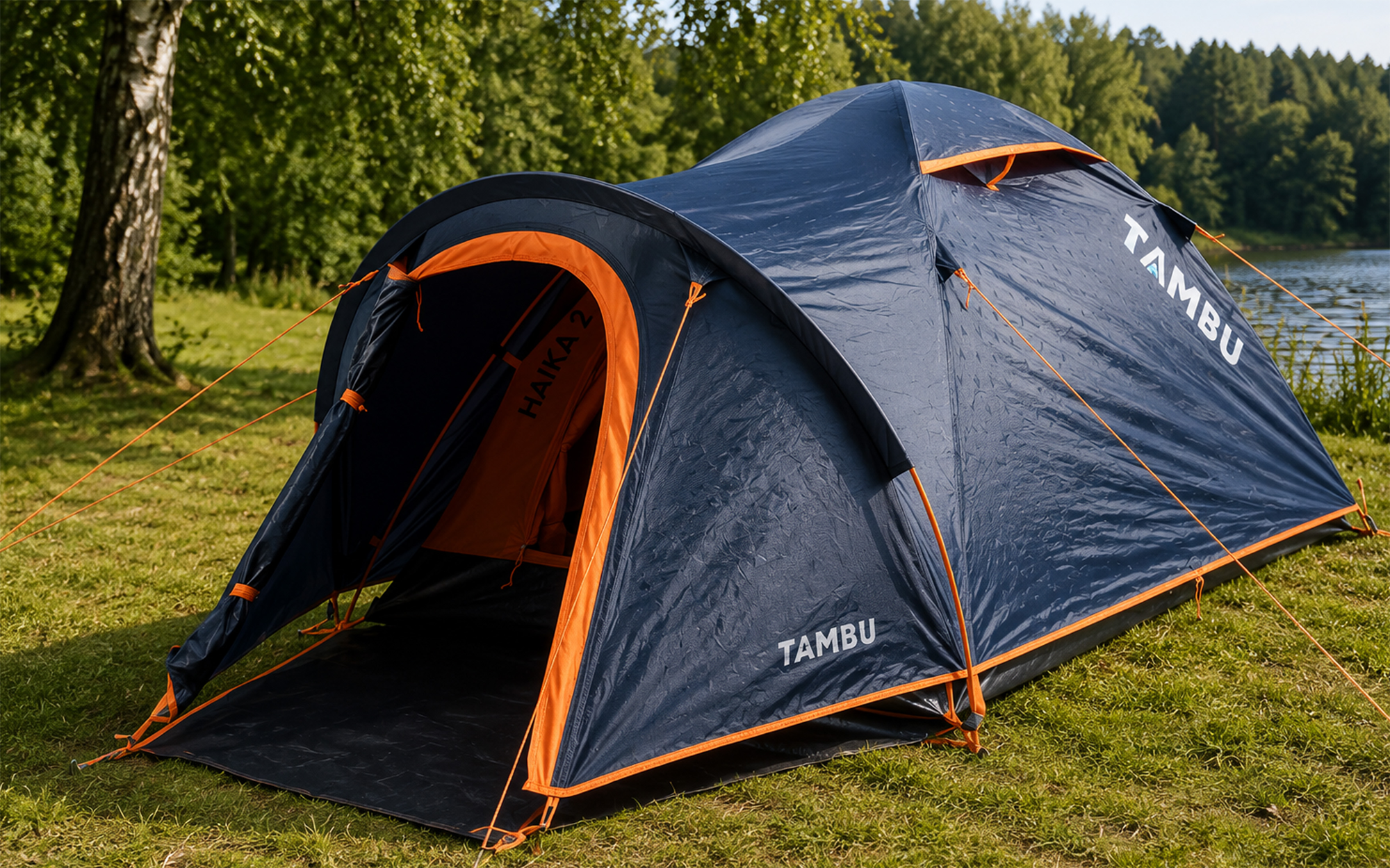 Tambu Haika Kuppelzelt für 2 Personen aus Polyester 2.000 mm Wassersäule - Iglu- & Kuppelzelte