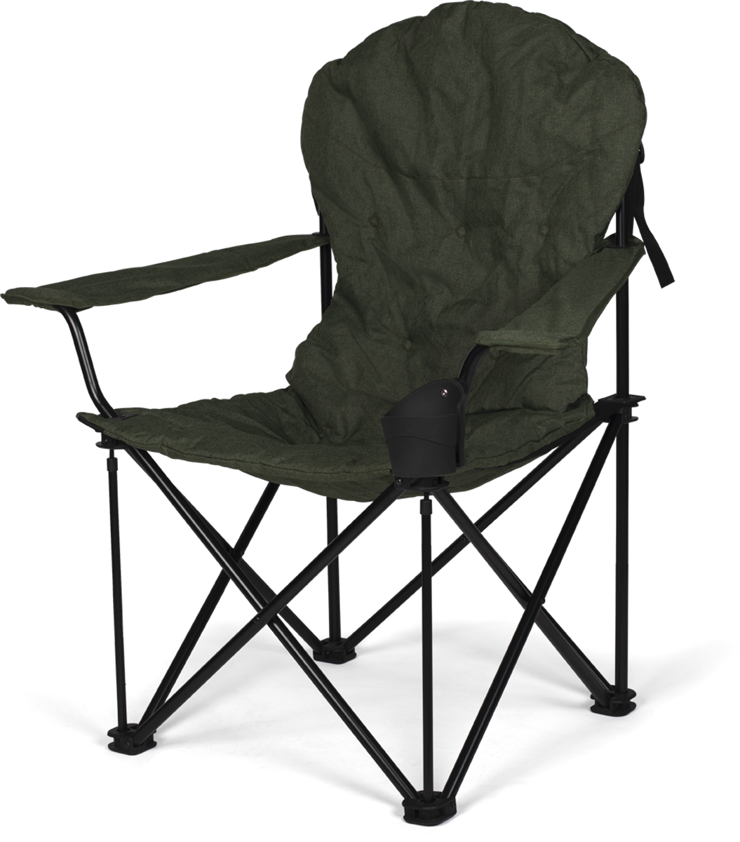 Kampa Heritage Chair Camping-Faltstuhl gepolstert bis 120 kg grün - Faltstühle