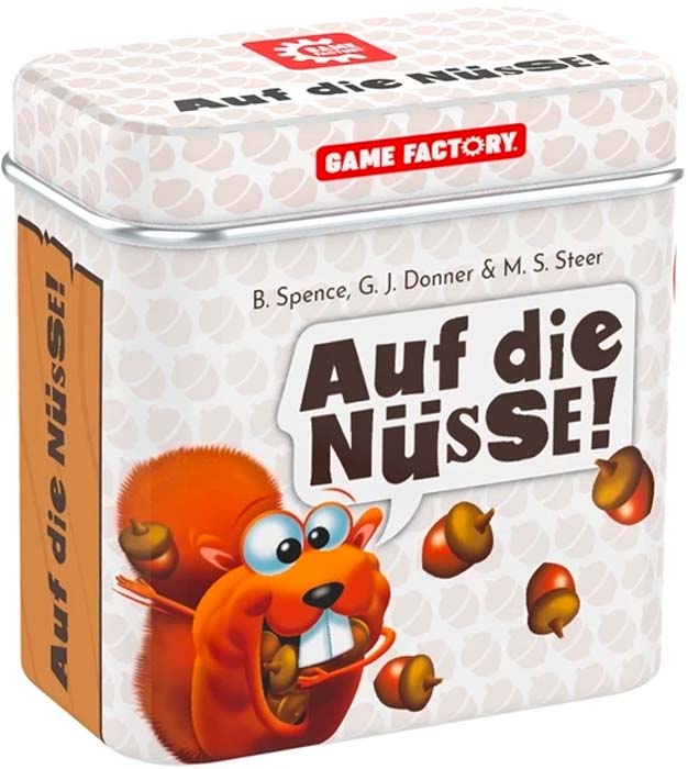 Game Factory Auf die Nüsse Würfelspiel für 2-4 Spieler ab 8
