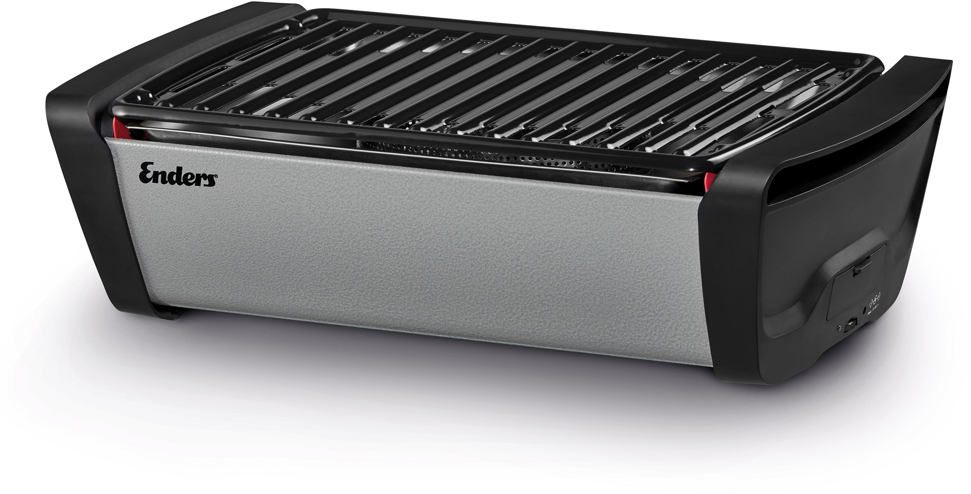 Enders Aurora Stone Holzkohle-Tischgrill mit Lüftertechnologie 47 x 26 x 13,5