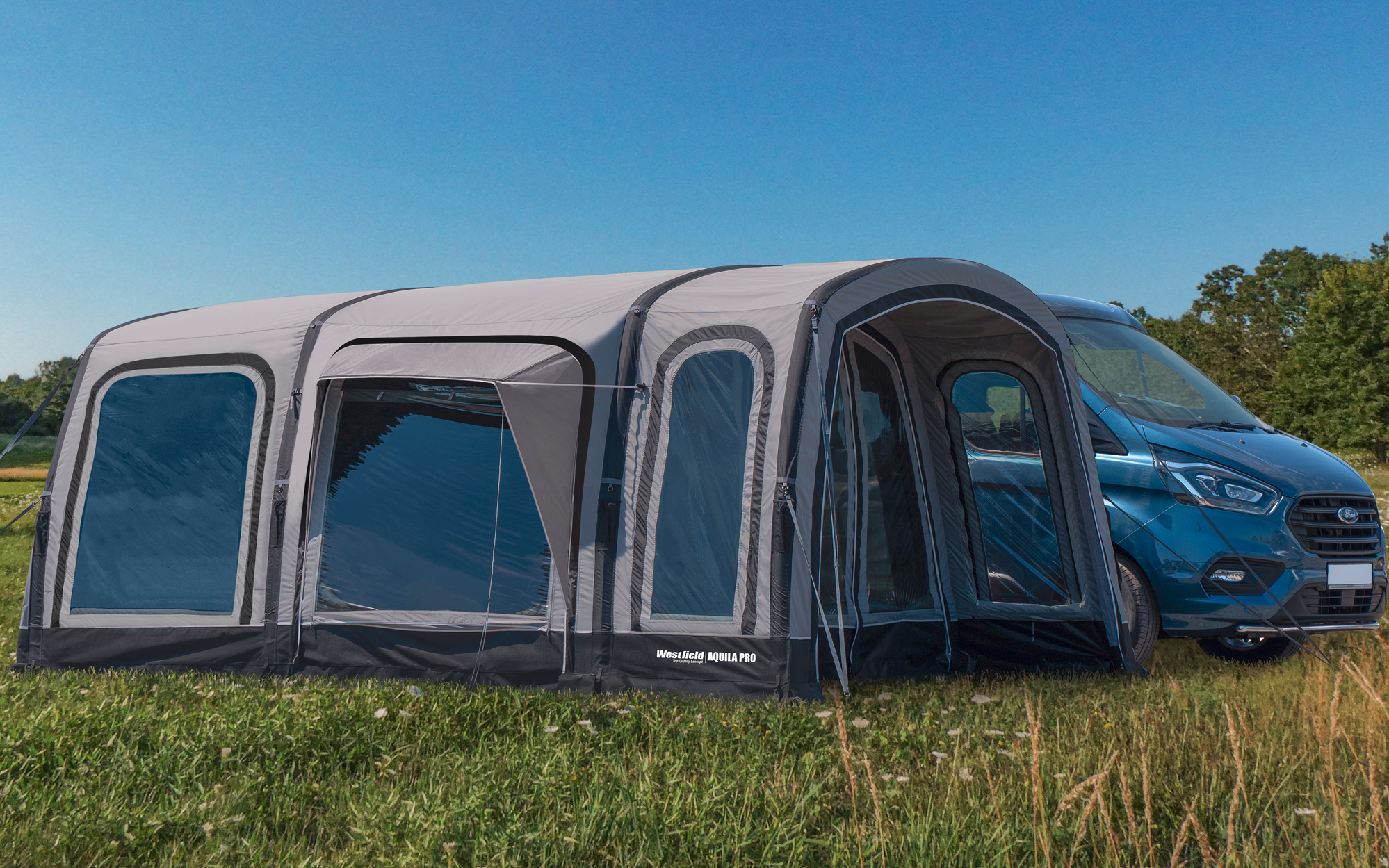 Westfield Aquila Pro aufblasbares Vorzelt für Bus und Camper 550 x 320 x 215