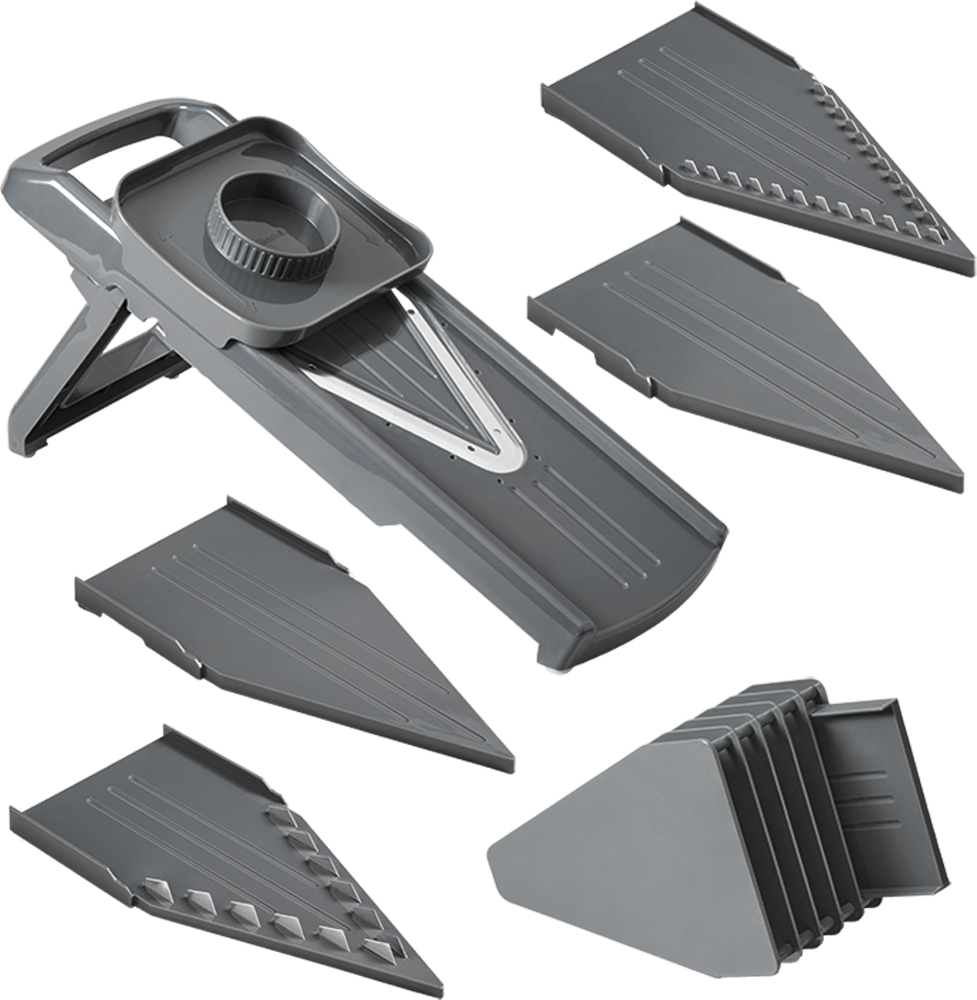 Metaltex Slice-V Universalreibe mit 5 auswechselbare