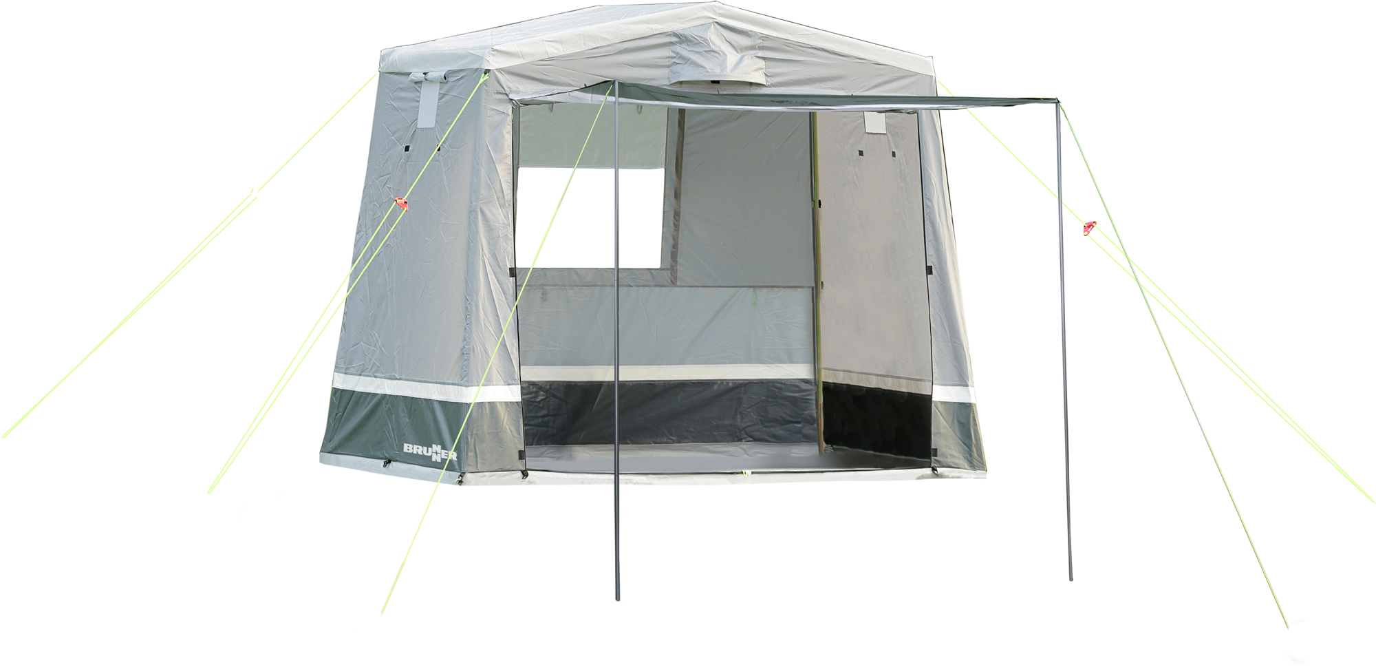 Brunner Storage Plus Gerätezelt Satteldach mit Stahlgestänge 2,25 x 1,60