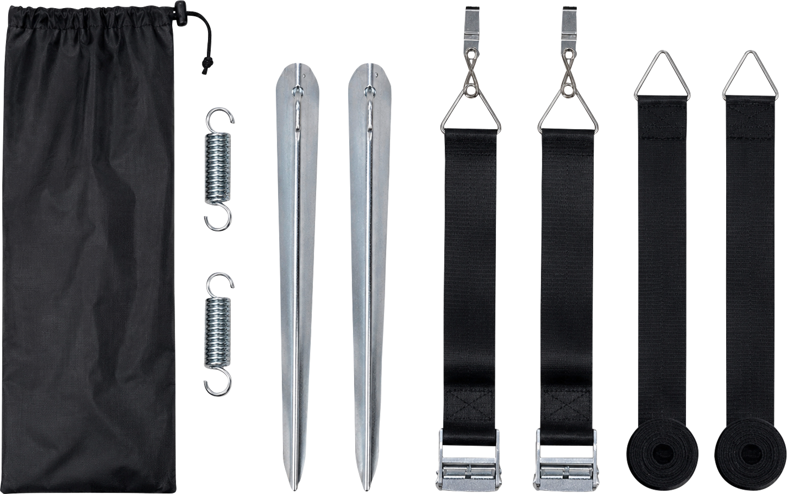 Berger Markisensturmband-Set für Thule Omnistor Markisen, 9-teilig - Markisenabspannung & -sicherung