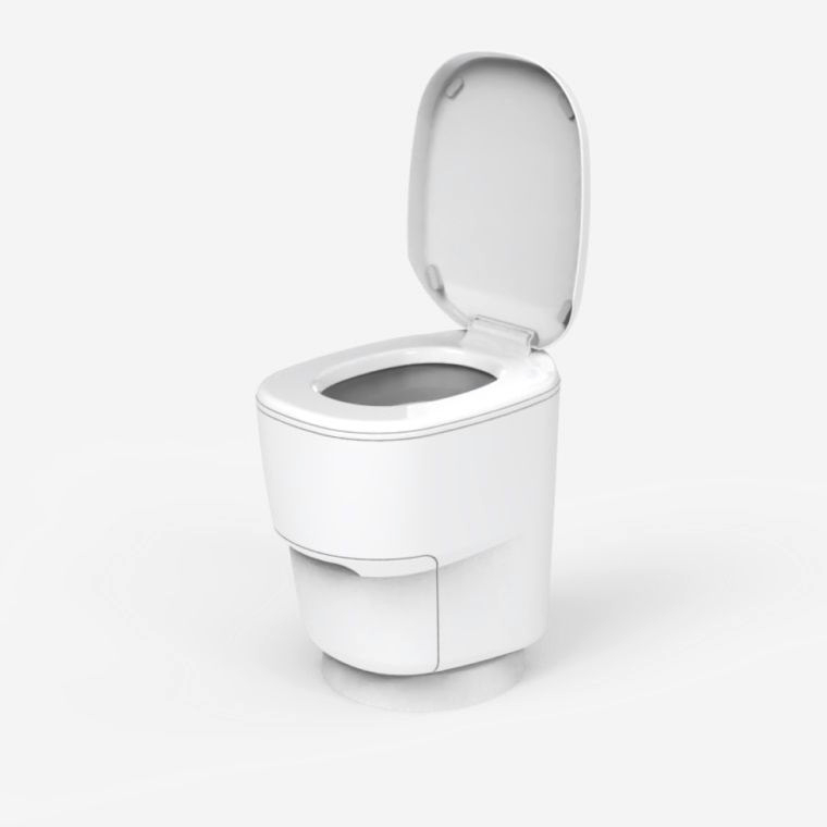 Clesana Toilette C1 mit L-Adapter Beuteltoilette Trockentoilette 12 V