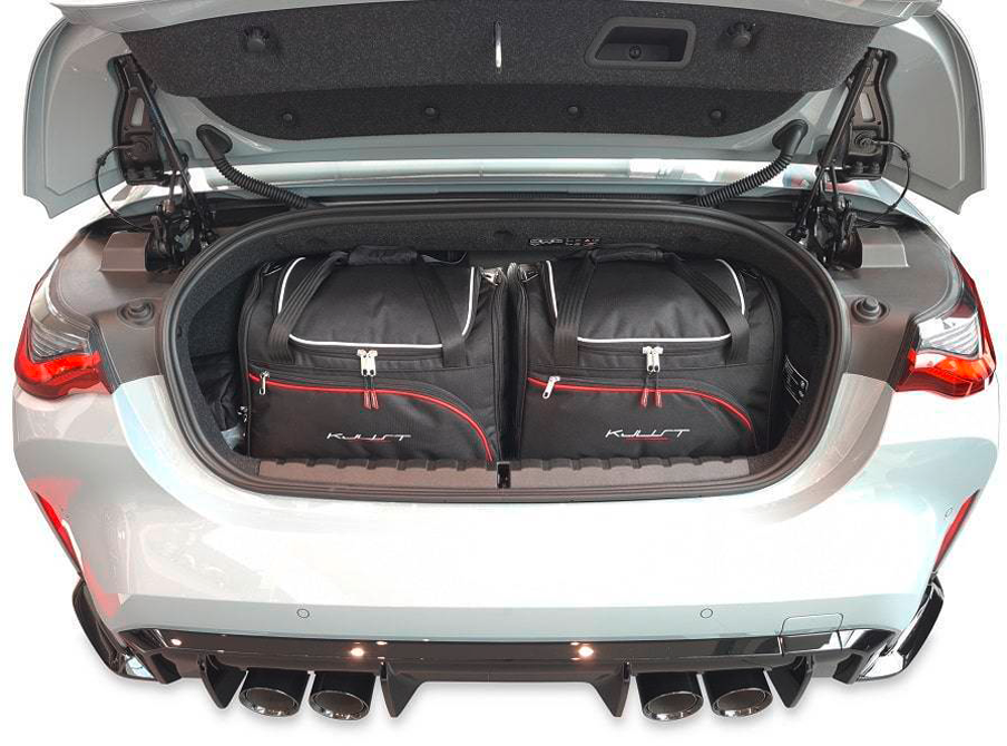 KJUST 4-teiliges Kofferraumtaschen-Set für BMW 4er Cabriolet G23 ab 2020 - Organizer und Taschen