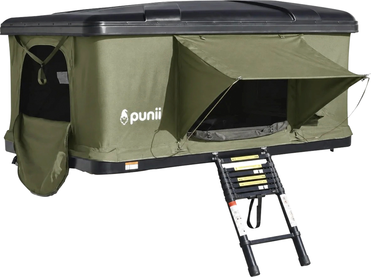 Punii Toa S Hartschalen-Dachzelt für 2 Personen grün - Dachzelte Hartschale