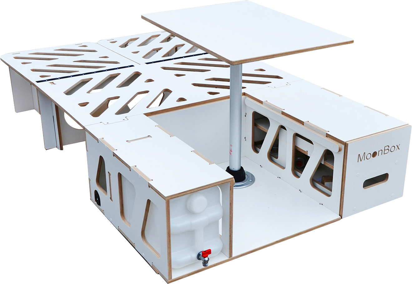Moonbox Campingbox 111 Modify passend für Minivan weiß  - Ausbauboxen & Campingboxen