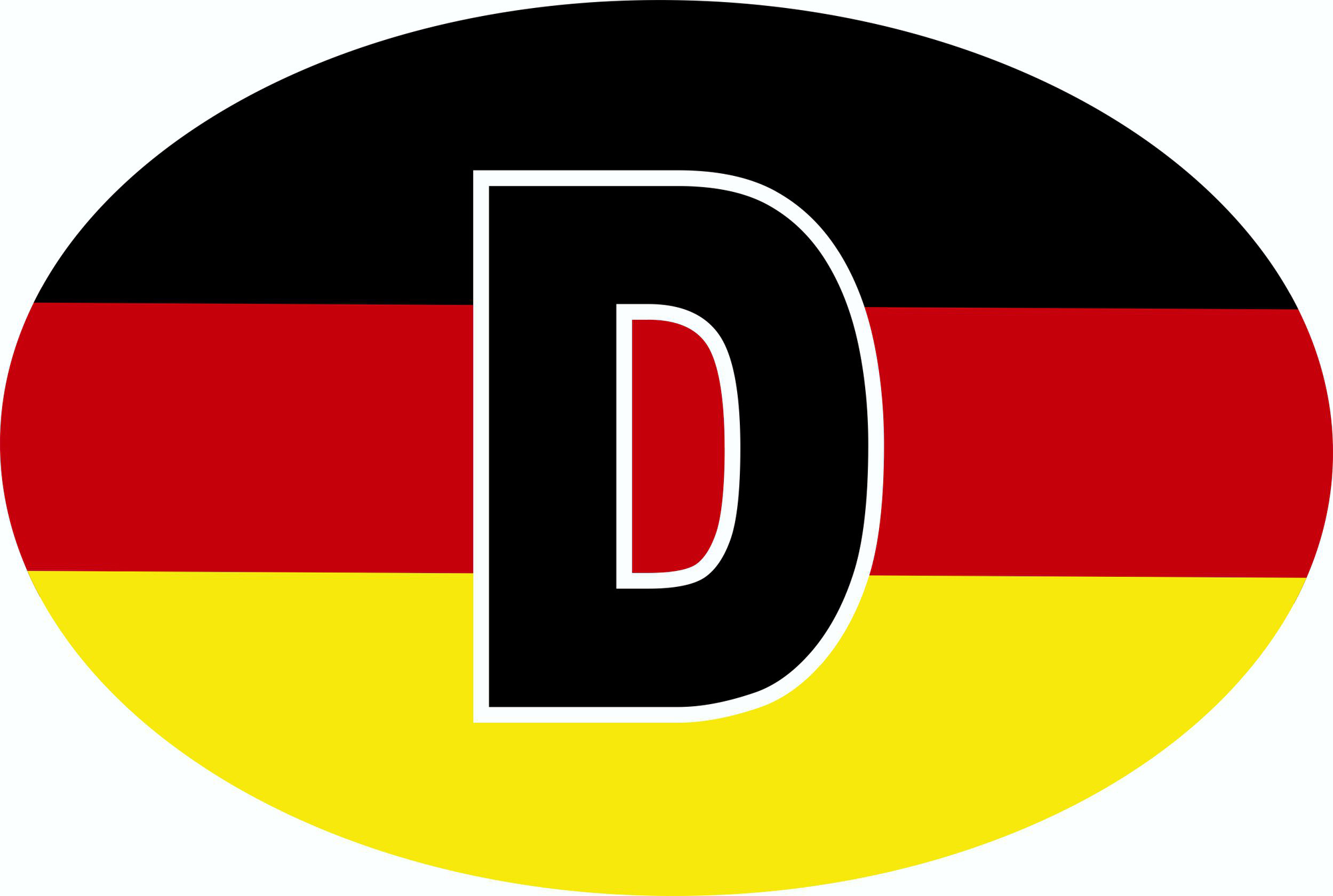 Schütz Aufkleber Deutschland 125 x 85 x 0,1 mm