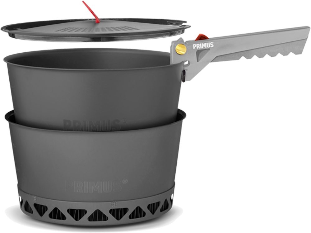 Primus PrimeTech Campingkochset aus Aluminium  4 teilig 1,3 Liter - Kochgeschirr-Sets