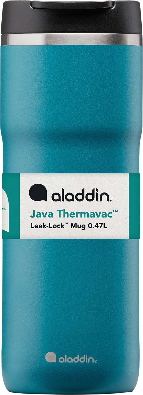 Aladdin Barista Java isolierter Edelstahlbecher 0,47 Liter petrolblau