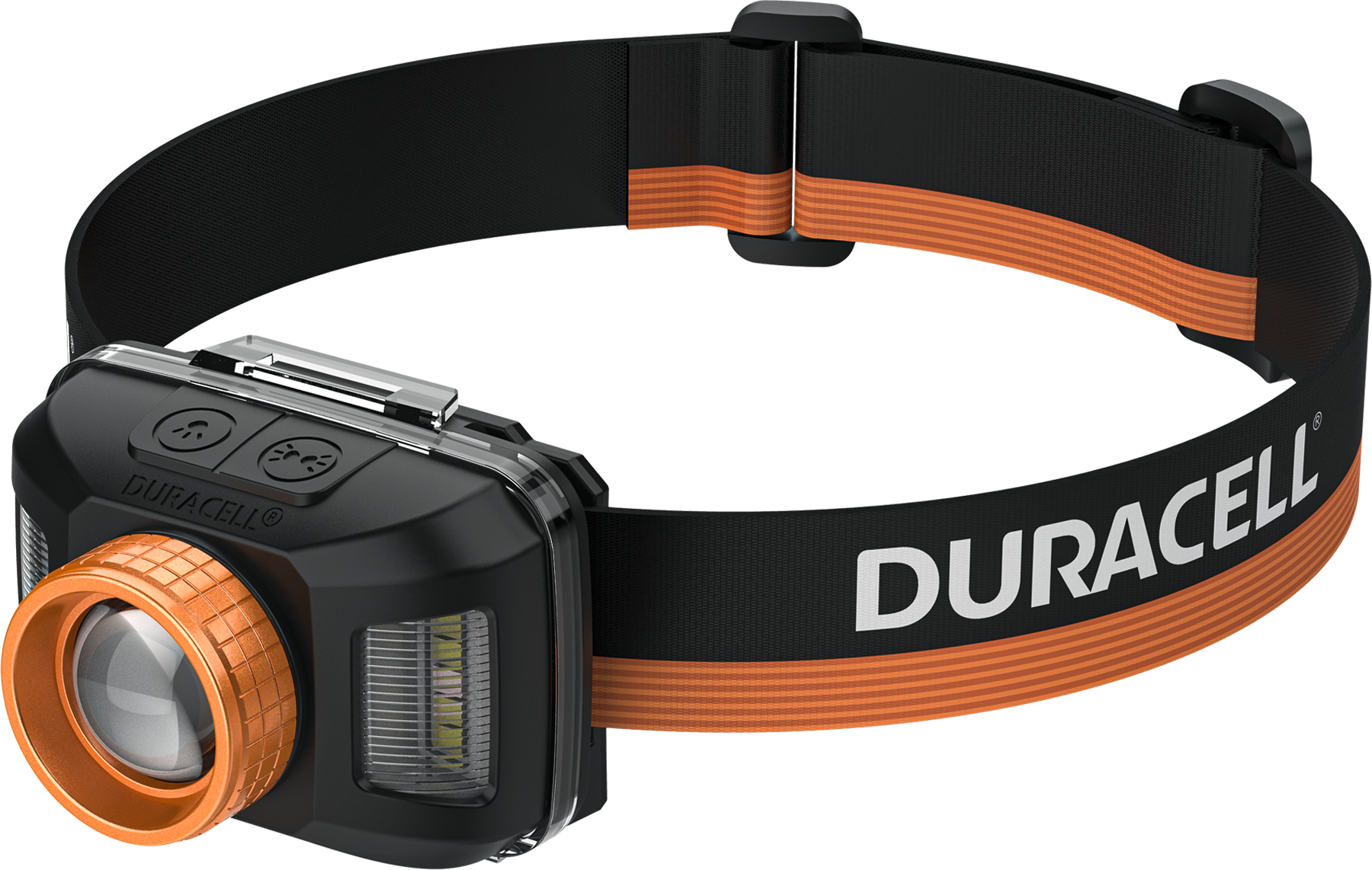 Duracell DH400 Stirnlampe mit Fokus und Rotlicht 400 Lumen - Stirnlampen