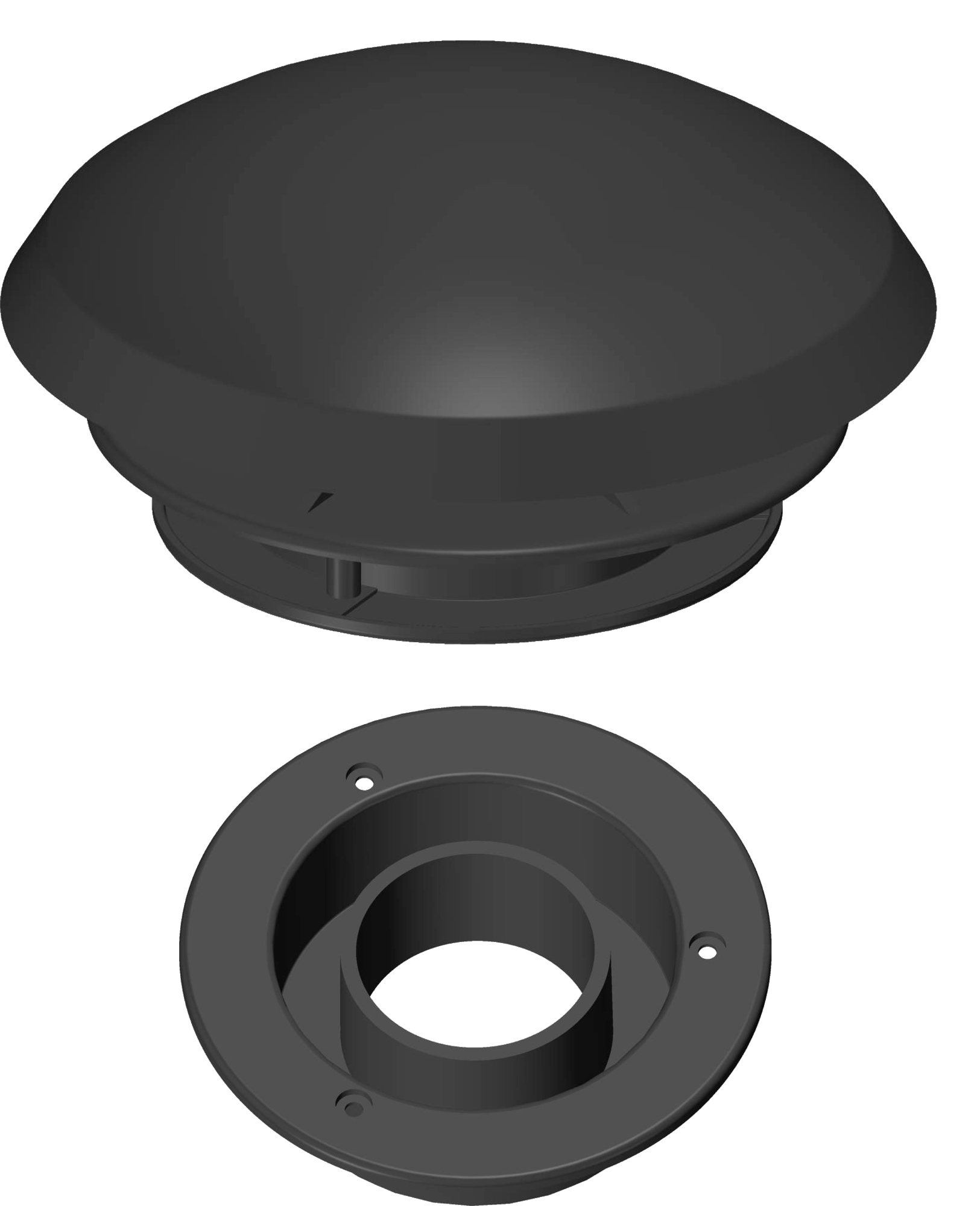 Knorz Dachlüfter 190 mm mit Schlauchanschluss 60 mm