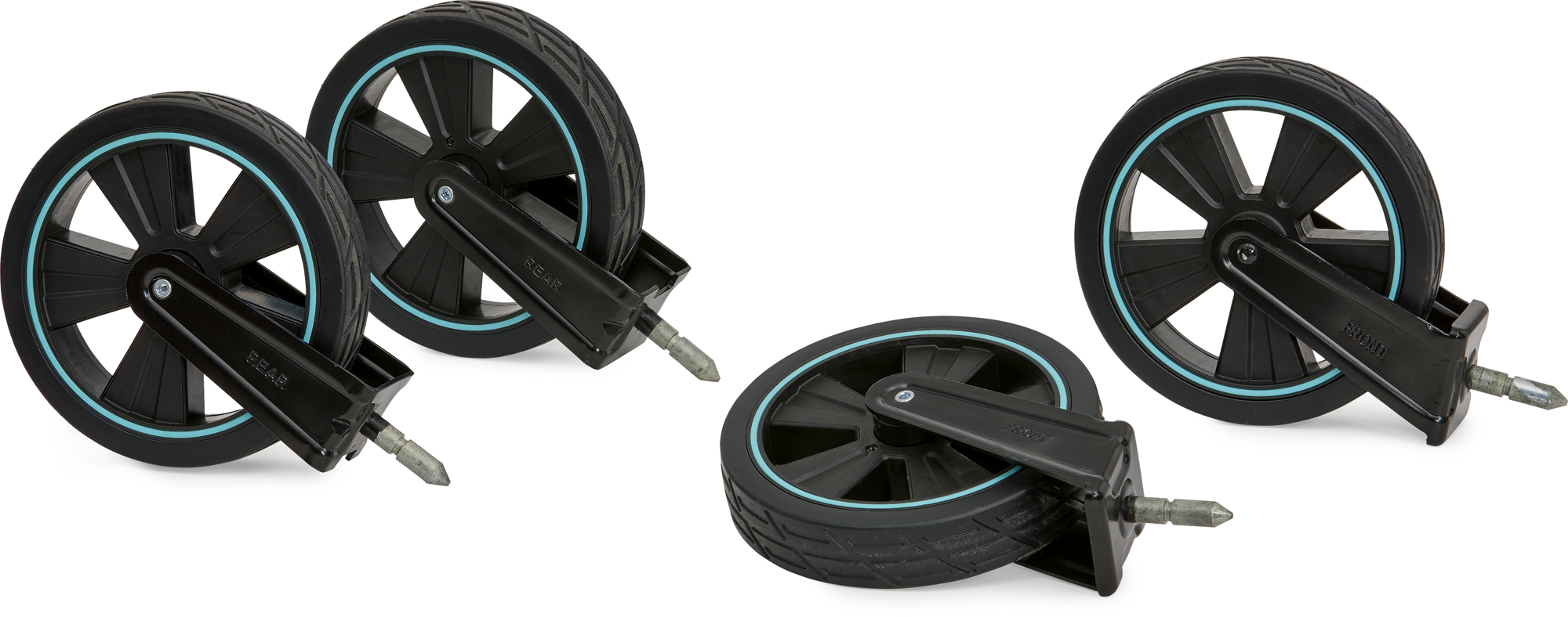 Berger Straßenräder 4er Set für den Offroad Bollerwagen