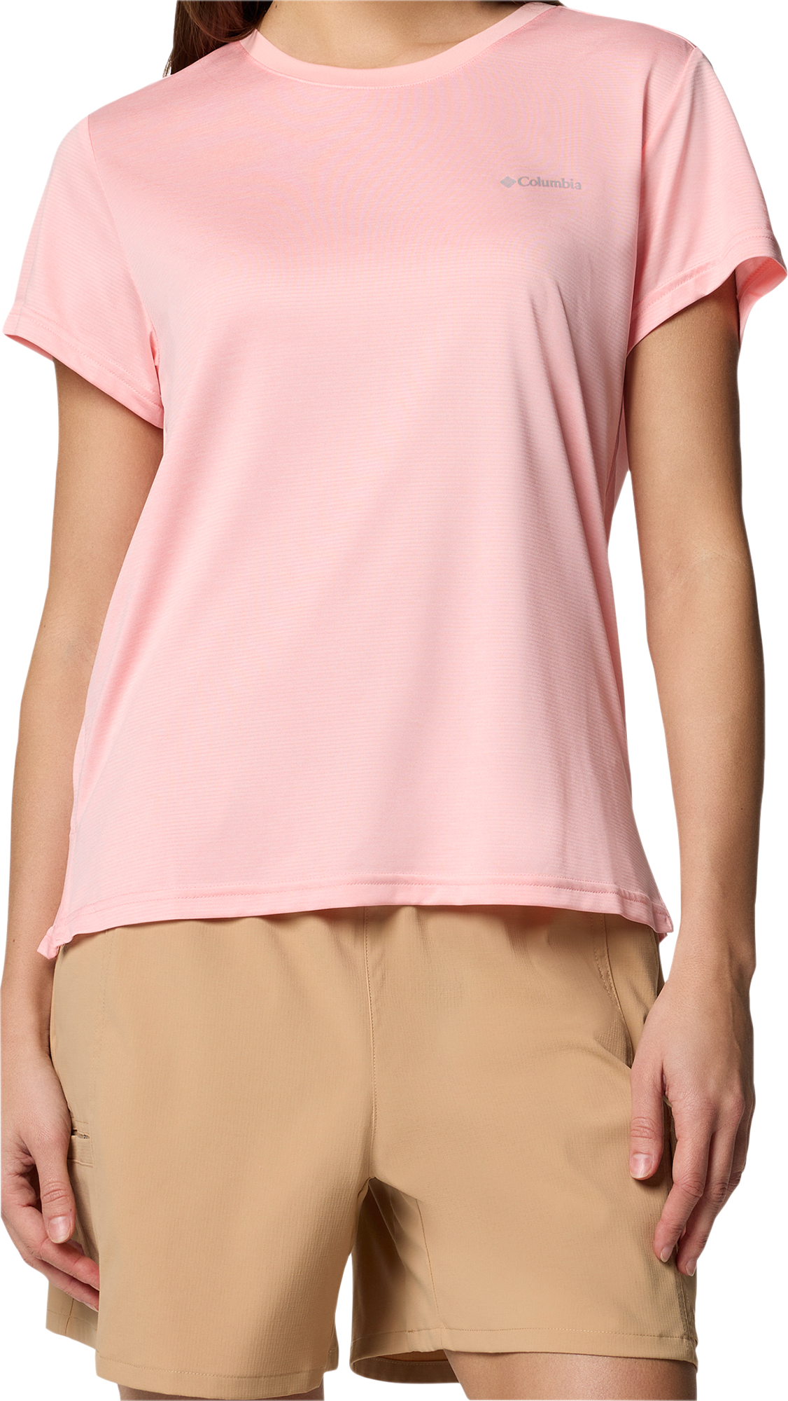 Columbia BlueVista Hill Damen T-Shirt  rosa L - Damenshirts, -blusen & -pullover