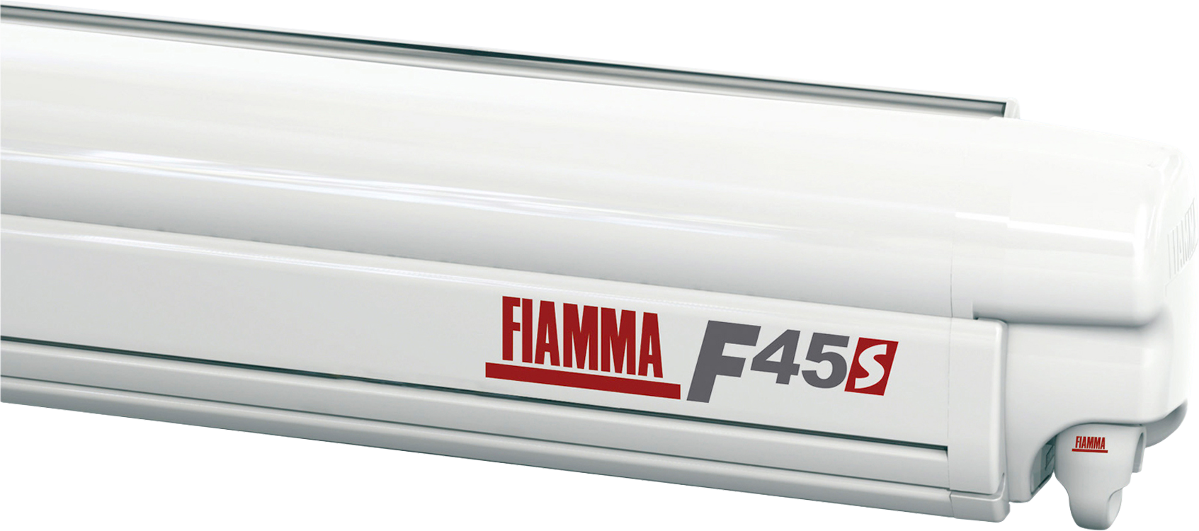 Fiamma F45s 425 Wandmarkise Gehäusefarbe Polar White Tuchfarbe Royal Grey 425 cm