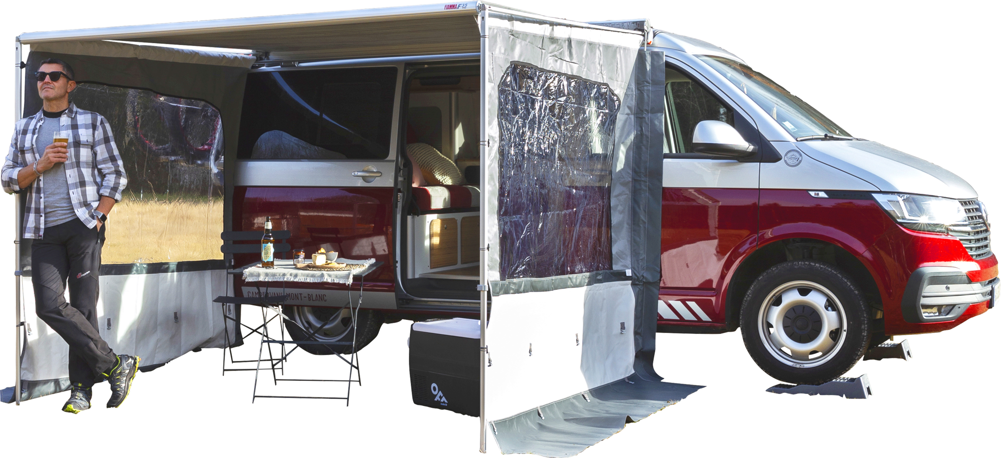 Fiamma Side W Pro Seitenwand für Markise F35 / Caravanstore 210