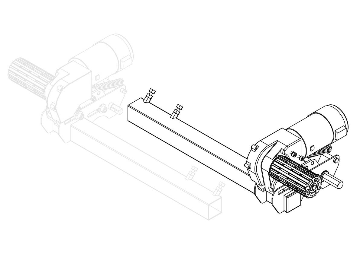 Berger Ersatzmotor für Berger Titanium Rangierhilfe Seite
