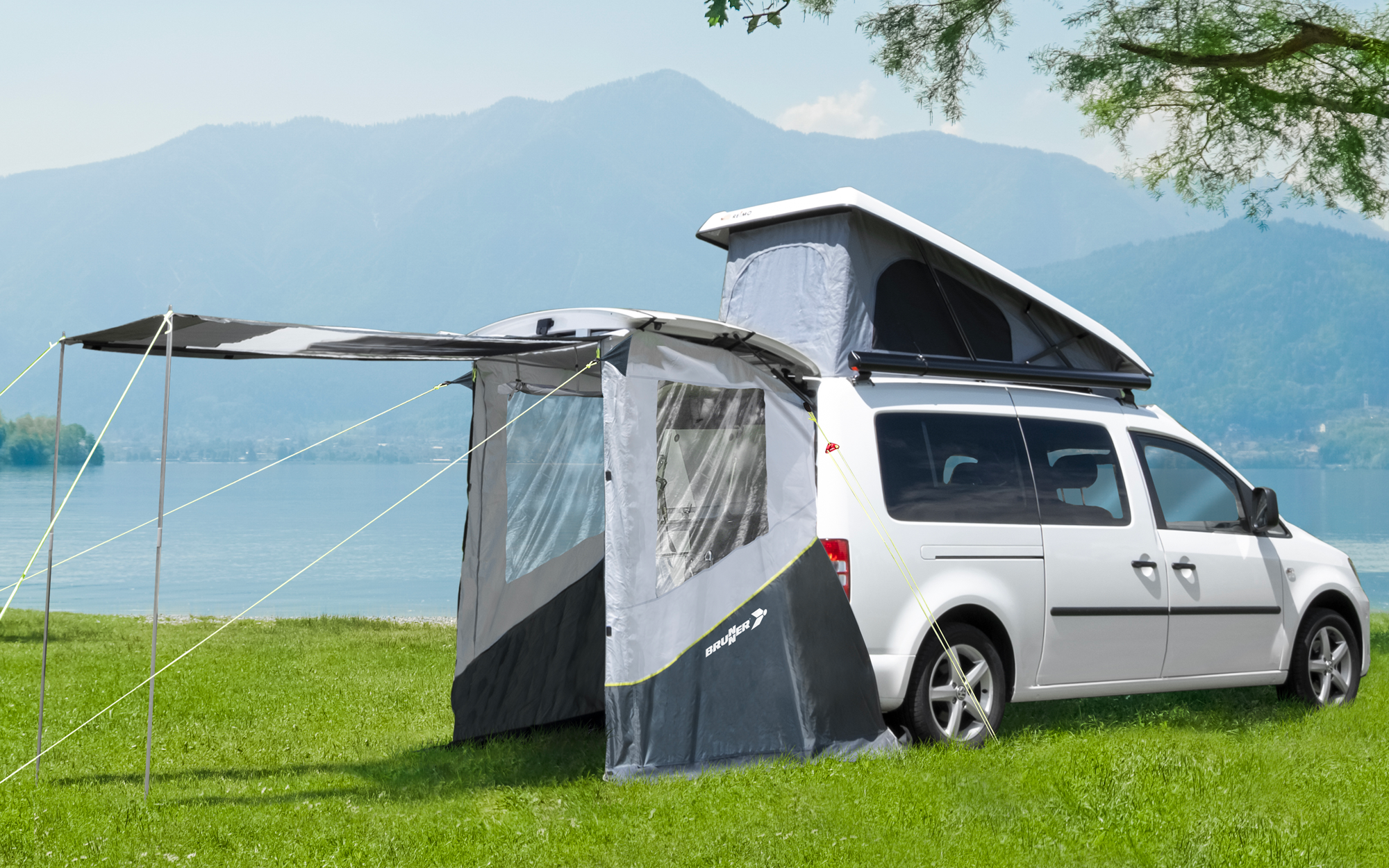 Brunner Pilote Caddy 5 Heckzelt Fahrzeugzelt 1,40 x 1,90 m Meter für VW Caddy