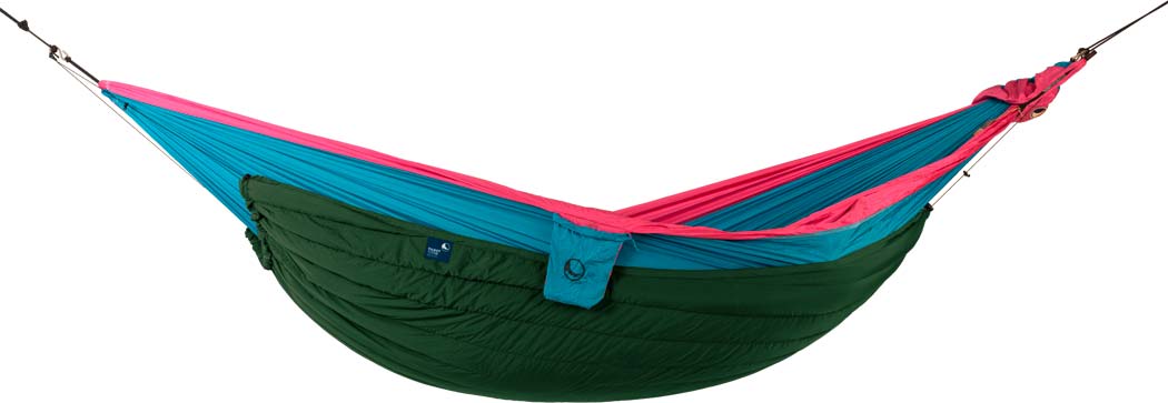Ticket to the moon Moonquilt Pro Hängematten Schlafsack grün türkis rosa Pro