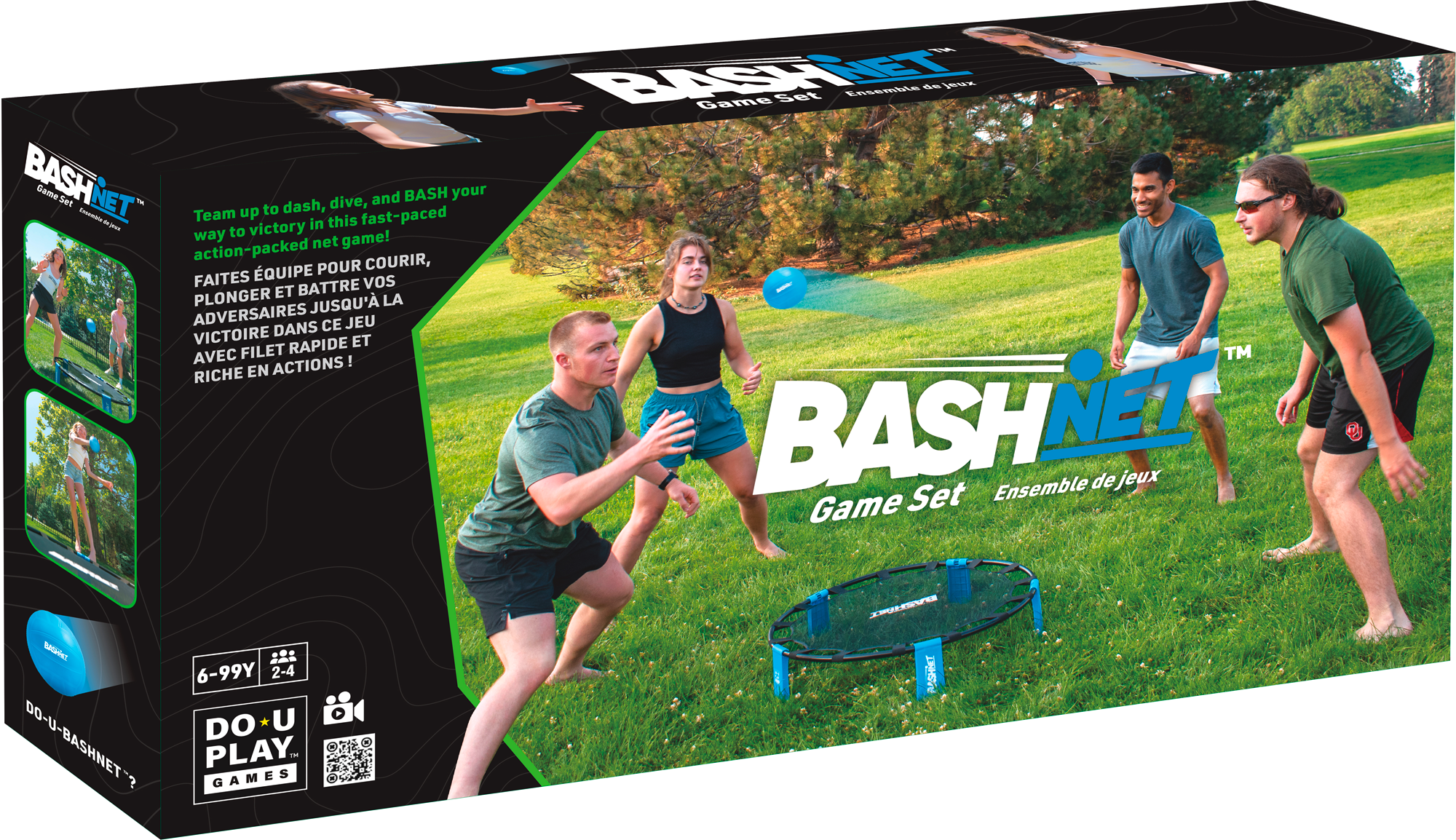Do U Play Bash Net Outdoor-Actionspiel 2 vs.