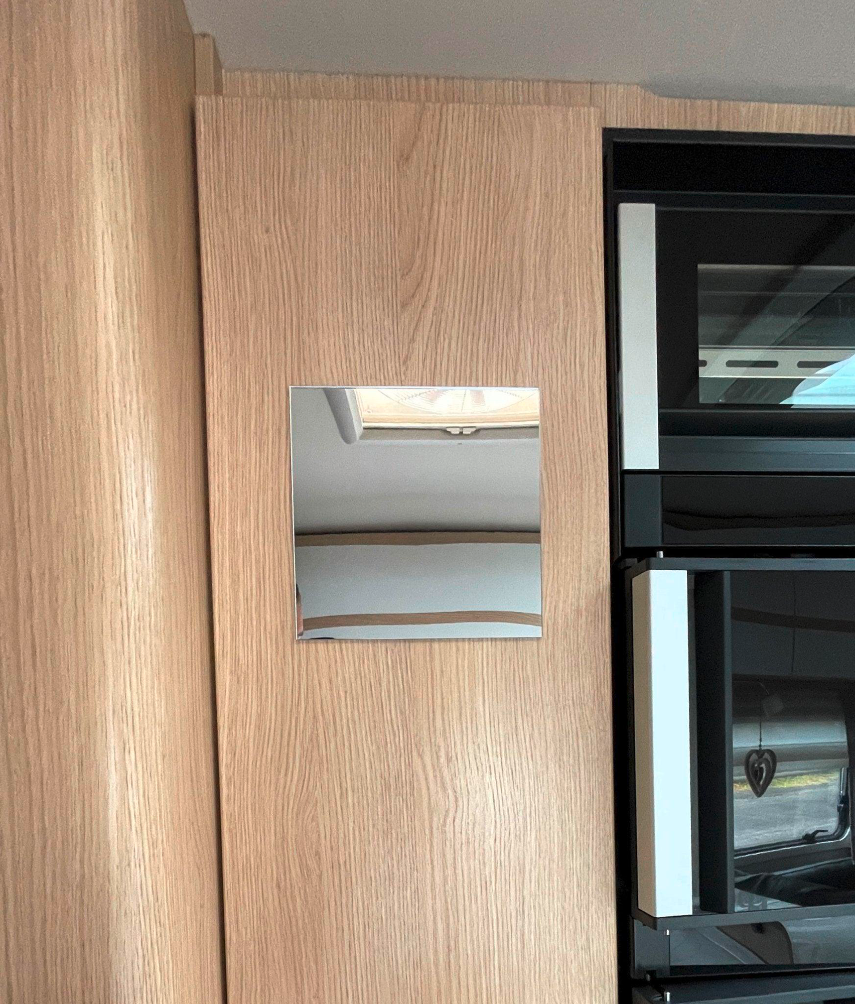VierTec Camping-Spiegel für Wohnmobil & Camper selbstklebend Acrylglas