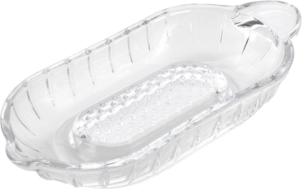 Metaltex Apfelreibe aus Glas 21 x 9,5 x 3,5