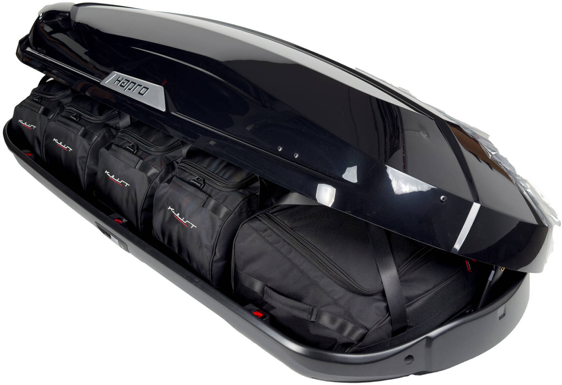 KJUST 5-teiliges Dachboxtaschen-Set für Hapro Trivor 640 - Organizer und Taschen