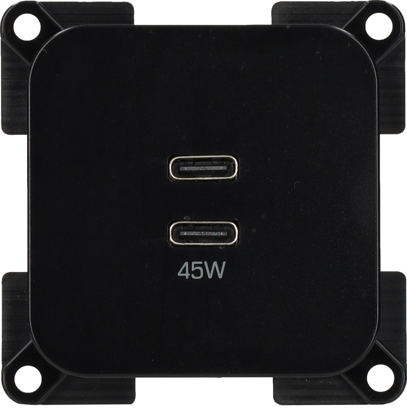 HABA C-line Double USB-C Ladeeinheit 45 W mit Anschlussklemme für Fahrzeuge /