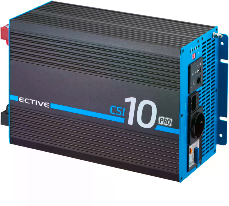 Ective CSI 10 Pro Sinus-Wechselrichter mit Netzvorrangschaltung und Ladegerät 12V 1000W