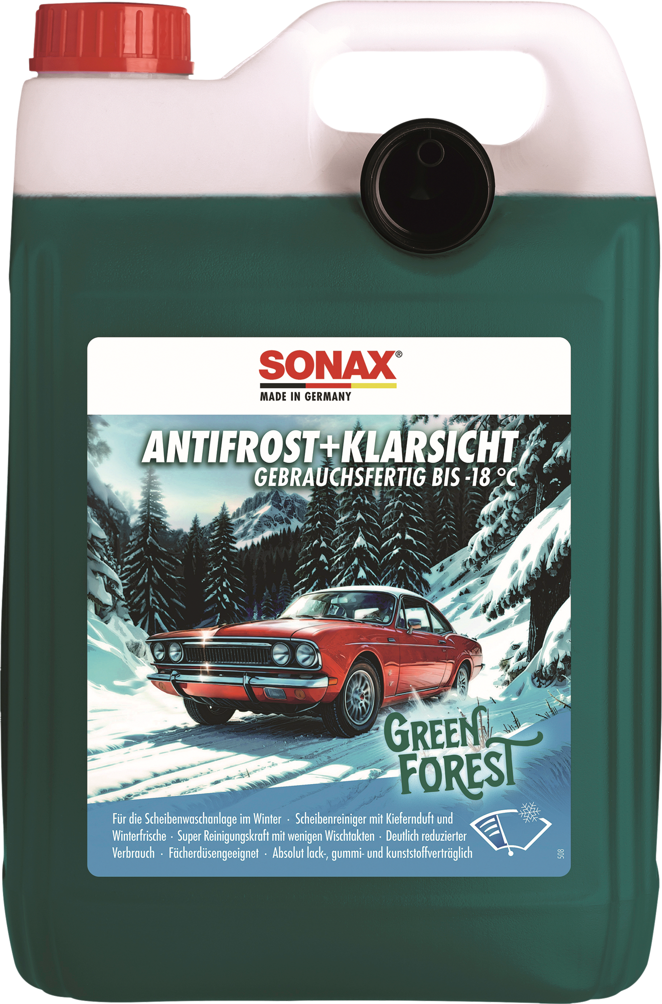 Sonax Green Forest AntiFrost+ KlarSicht Scheibenreiniger bis -18 °C 5